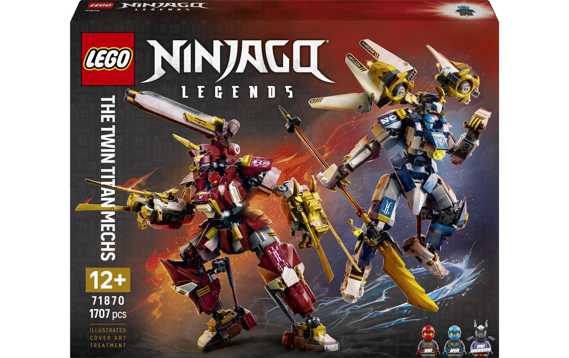 LEGO® Konstruktionsspielsteine »Die Zwillings-Titanmechs (71870), LEGO Ninjago« Made in Europe