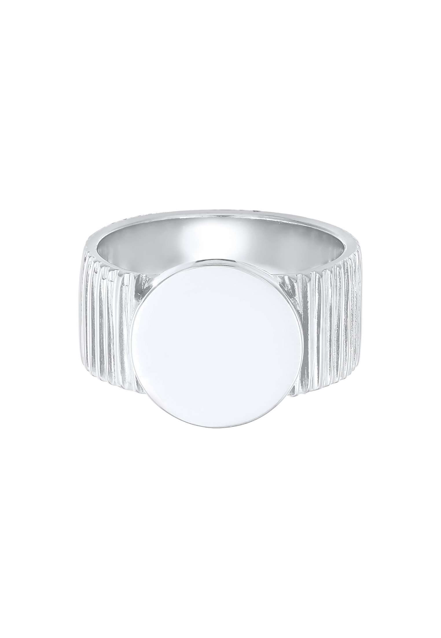 Elli Premium Siegelring »Bandring Siegelring Relief Struktur 925 Silber«