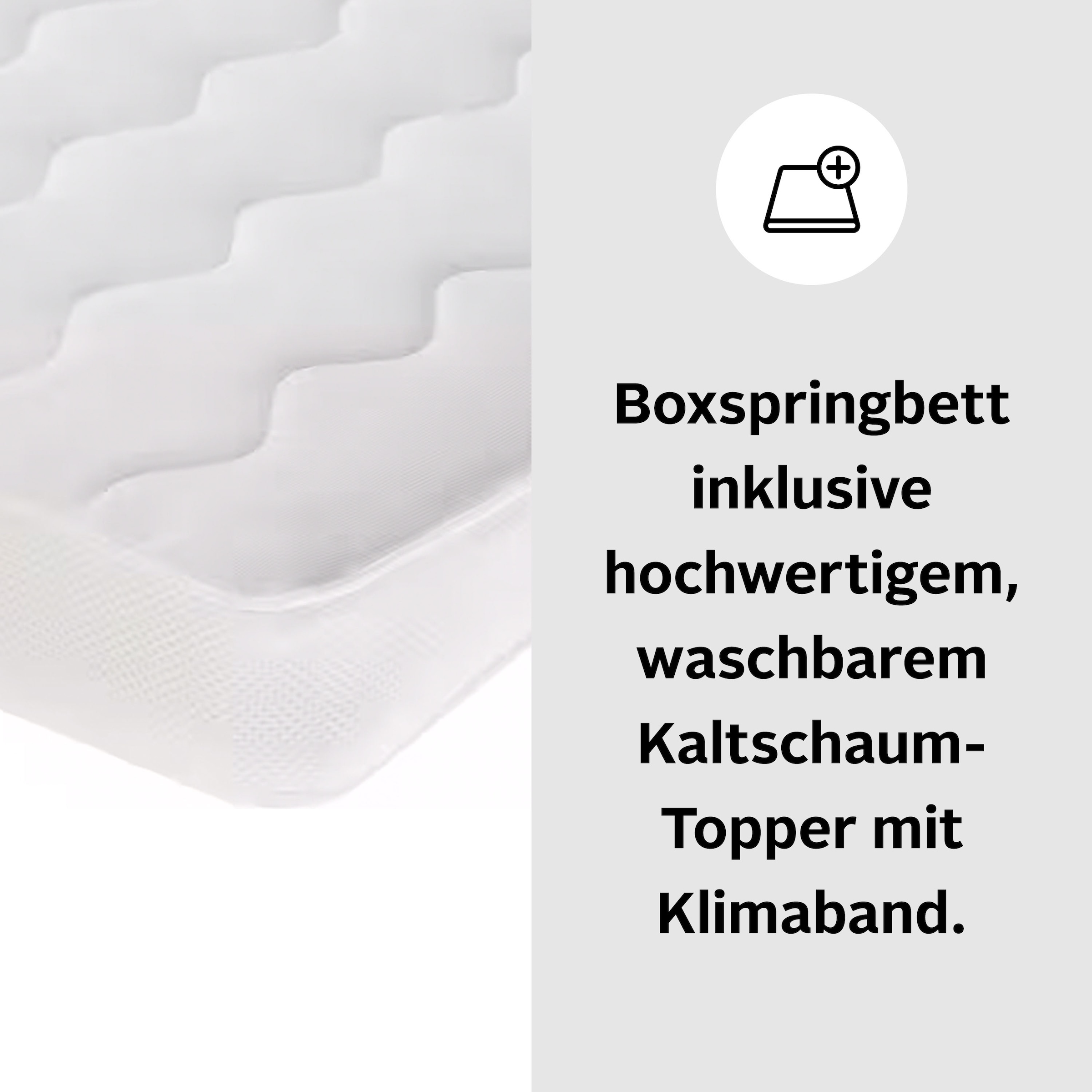 ED EXCITING DESIGN Boxspringbett Cashfield, inkl. einem Topper mit Klimaband und zwei Bettkästen (74)