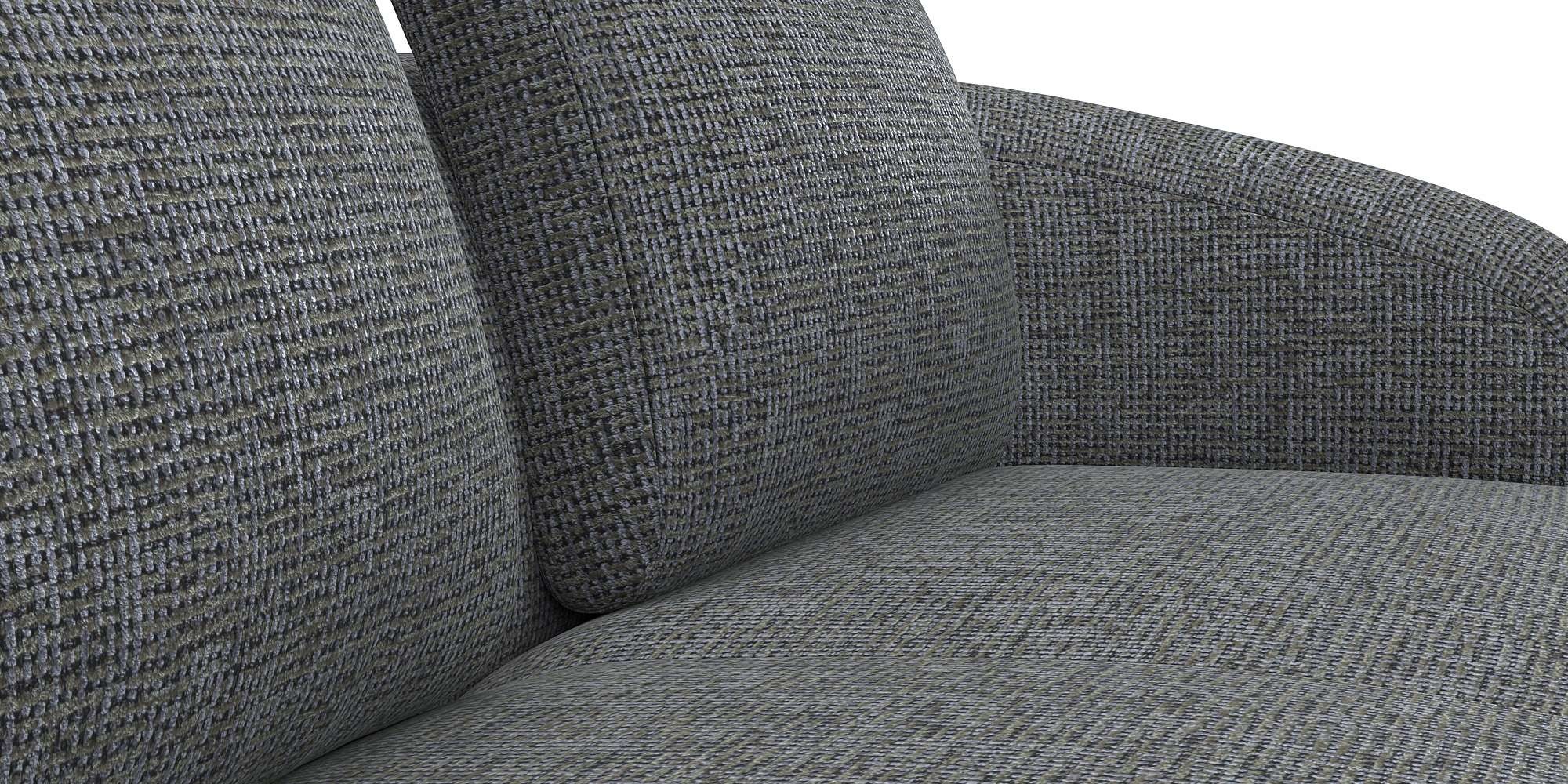 FLEXLUX Ecksofa »Torino, rund, L-Form, Sofa-Ecke mit Ottomane«, Modernes, organisches Sofa-Design, Kaltschaum, Wellenunterfederung