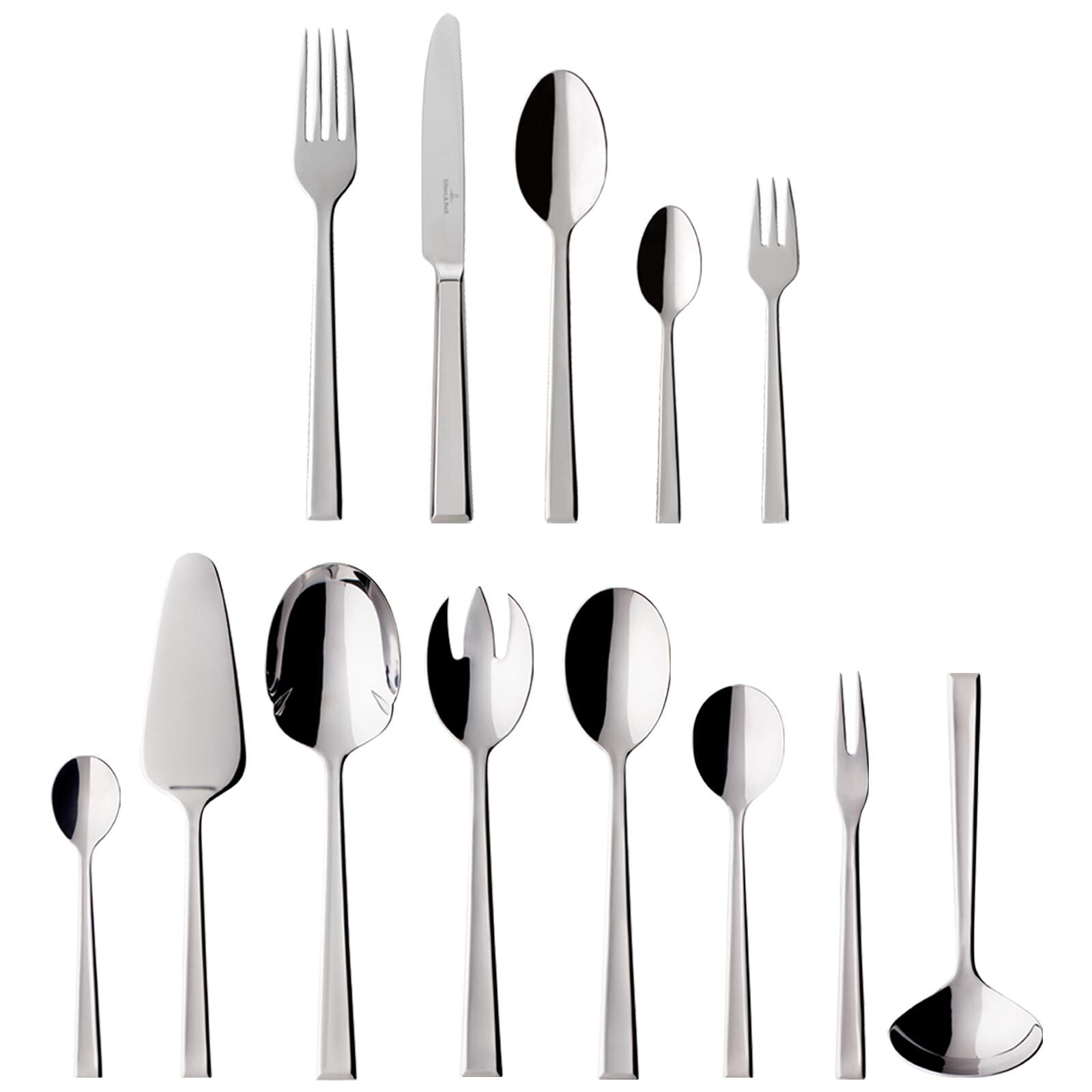 Villeroy & Boch Besteck-Set »Tafelbesteck Victor 68er Set silber« günstig online kaufen