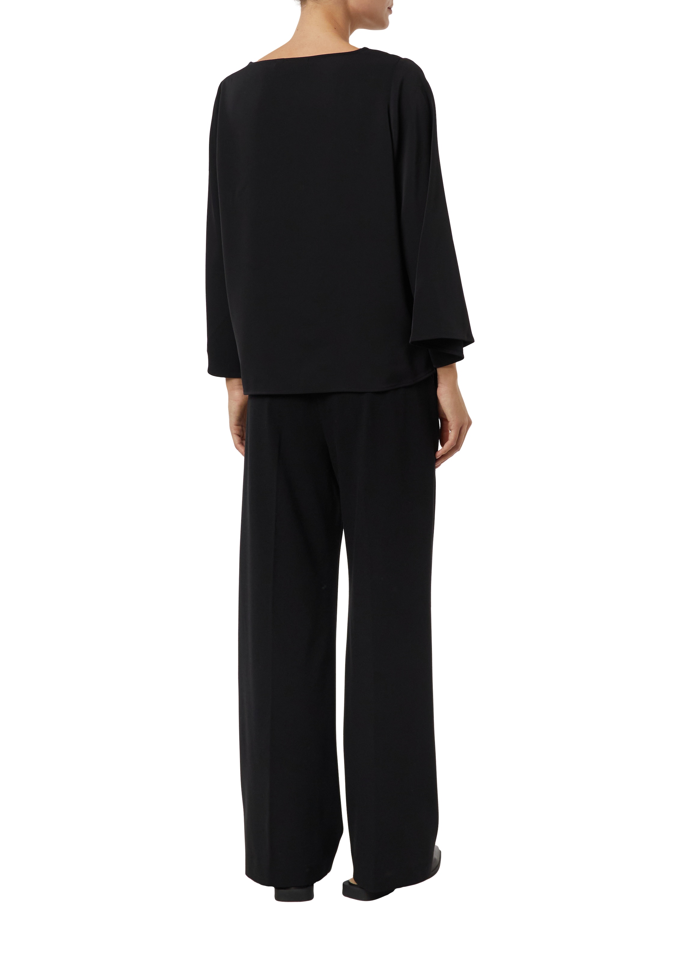 Comma Shirtbluse Sommerbluse 3/4-Arm mit weiten Ärmeln