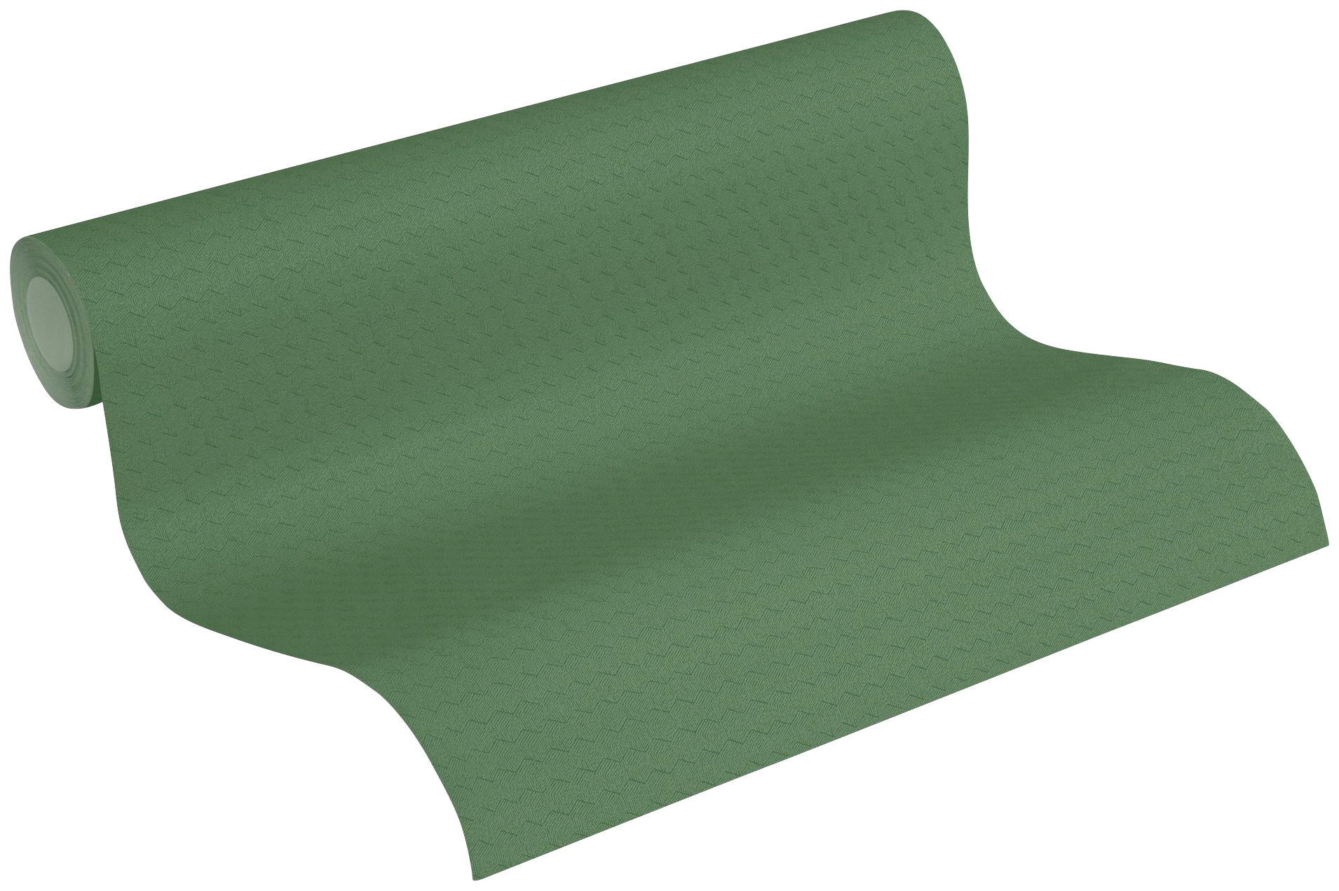 A.S. Création Vliestapete »Greenery Uni«, uni-einfarbig-unifarben, Geometrische Tapete Uni Tapeten Wohnzimmer Schlafzimmer Küche Design