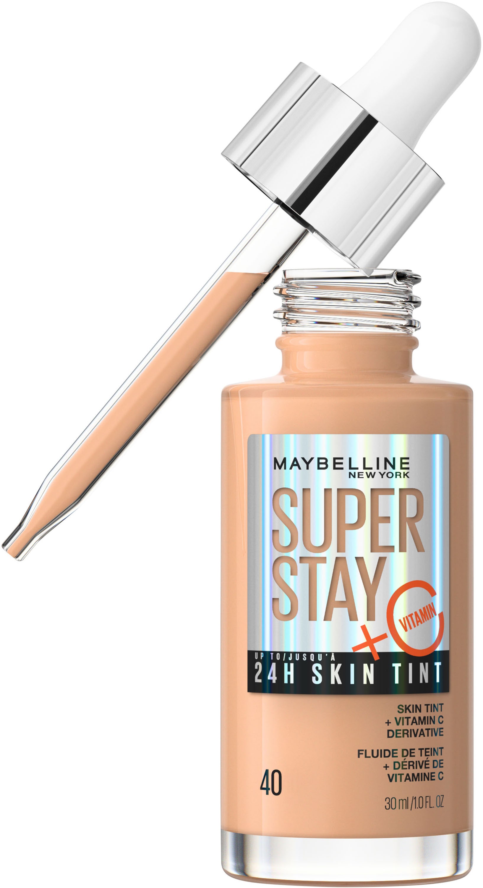 MAYBELLINE NEW YORK Foundation »Maybelline New York Super Stay 24H Skin Tint«, mit Vitamin C