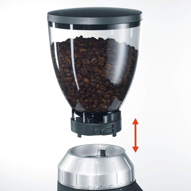 Graef Kaffeemühle »CM 800, silber«, 120 W, Kegelmahlwerk, 350 g  Bohnenbehälter auf Raten kaufen