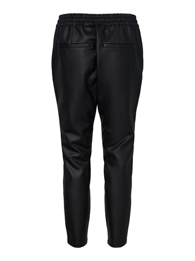 Vero Moda Lederimitathose »VMEVA MR LOOSE STRING COATED PNT«