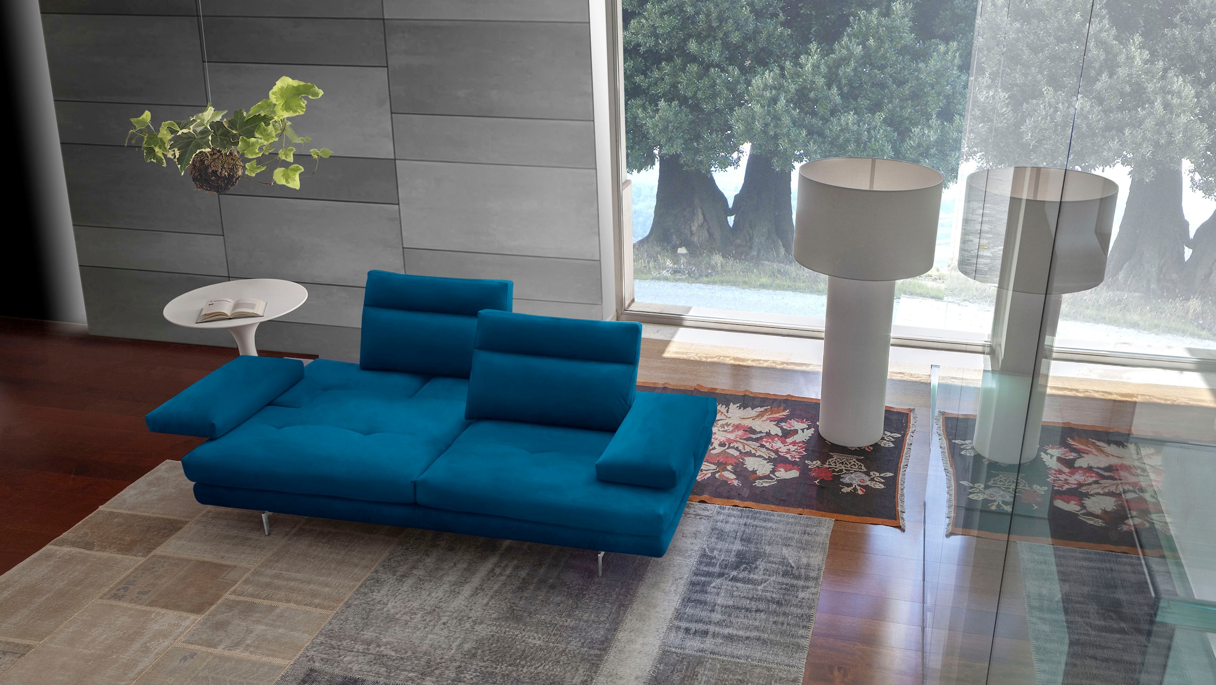 CALIA ITALIA 3,5-Sitzer "Toby Wing, 228 cm breit, Designsofa mit erstklassi günstig online kaufen