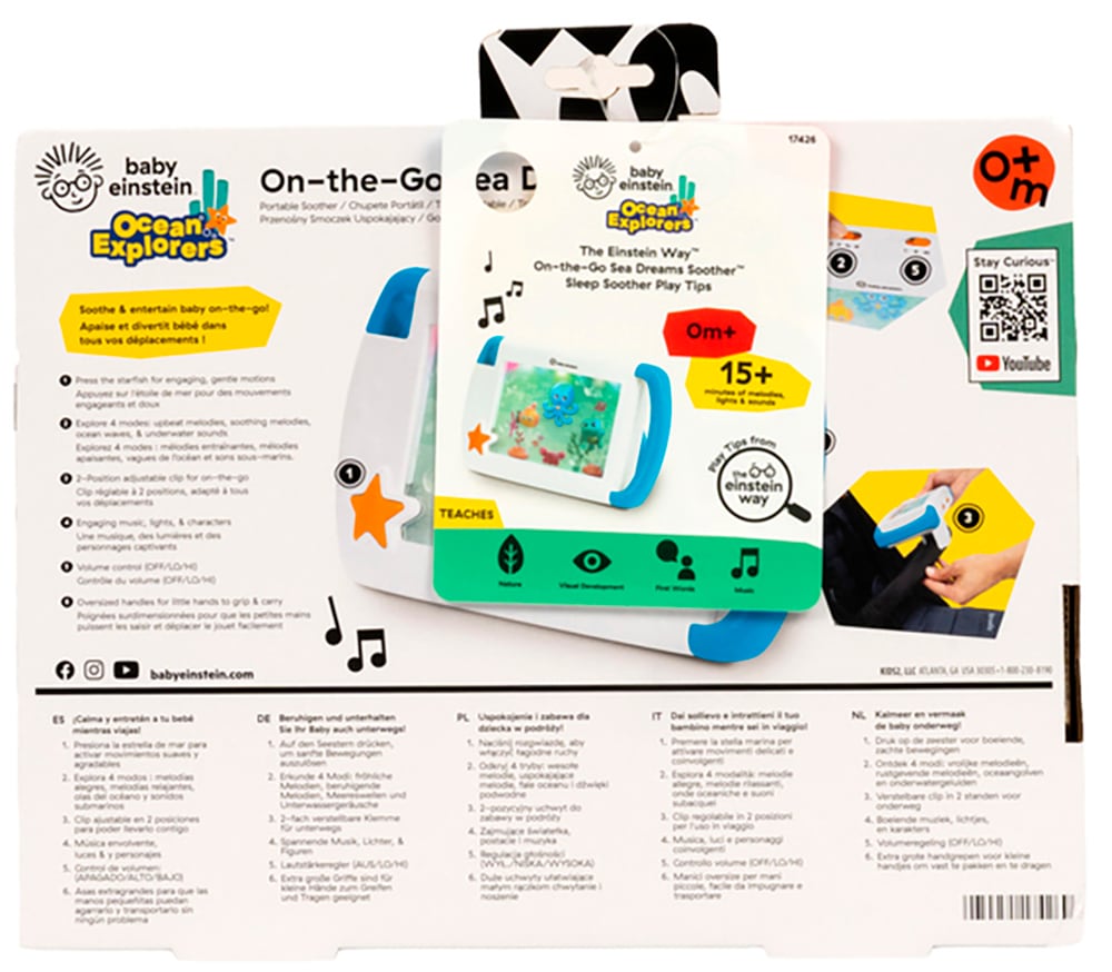 Baby Einstein Greifspielzeug »On The Go Sea Dreams Soother« mit Licht und Sound