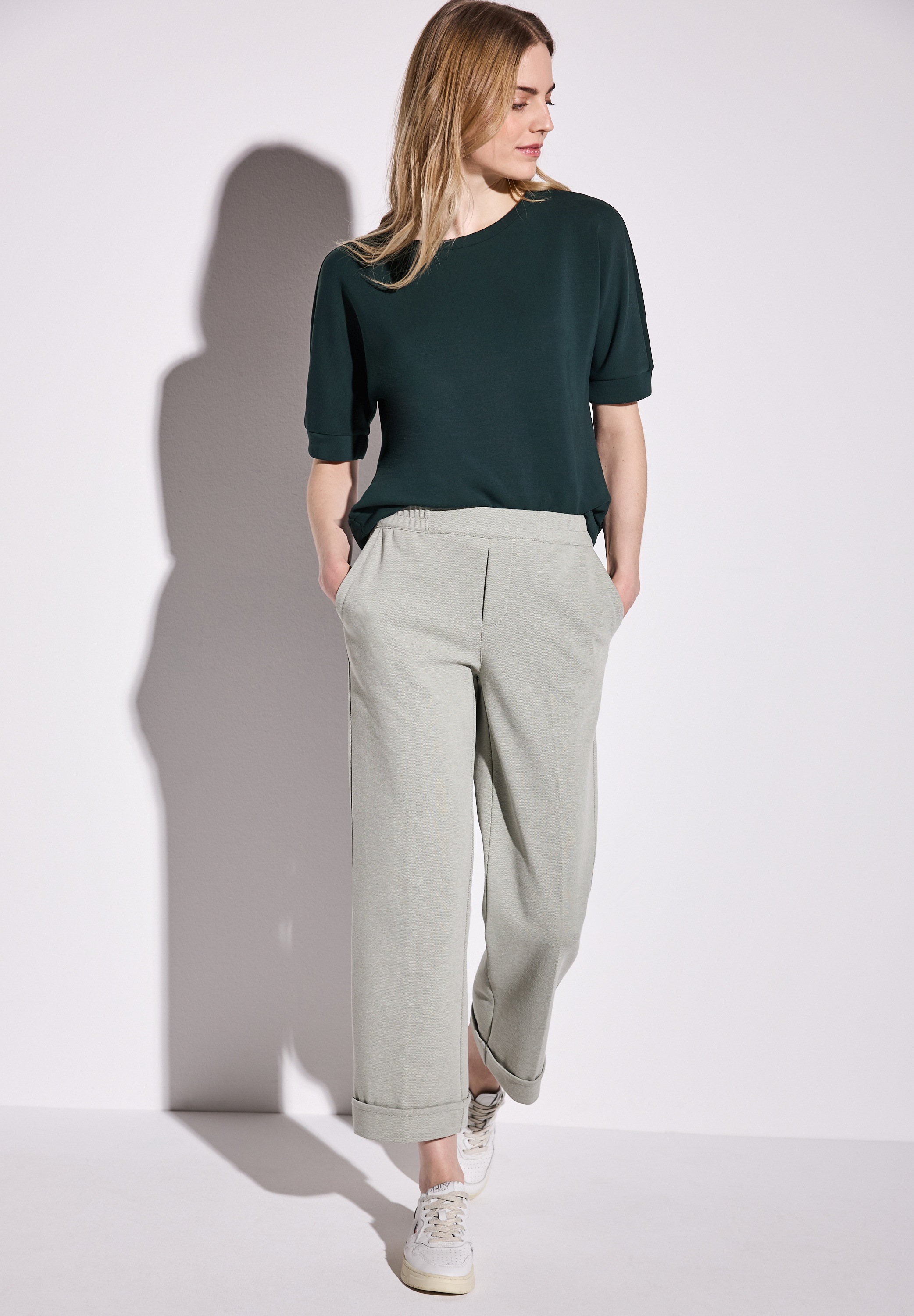 STREET ONE Sweatshirt , mit Tunnelzug am Saum
