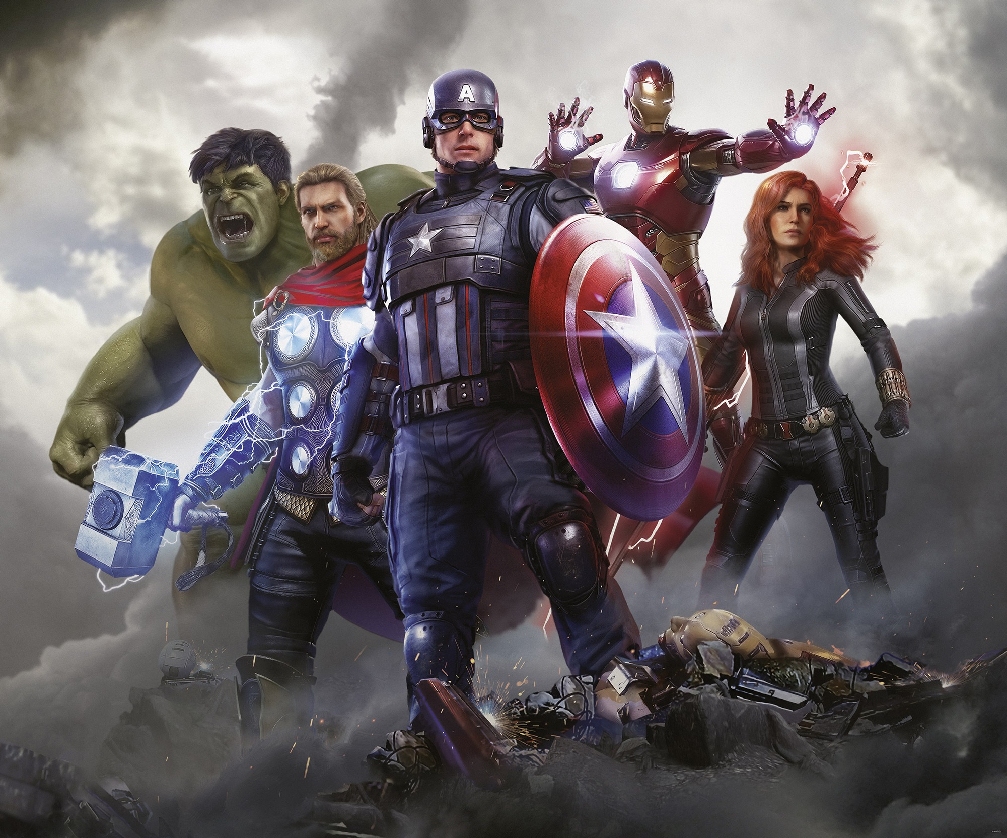 Komar Kindertapete »Marvel Avengers Working Together«, bedruckt günstig online kaufen