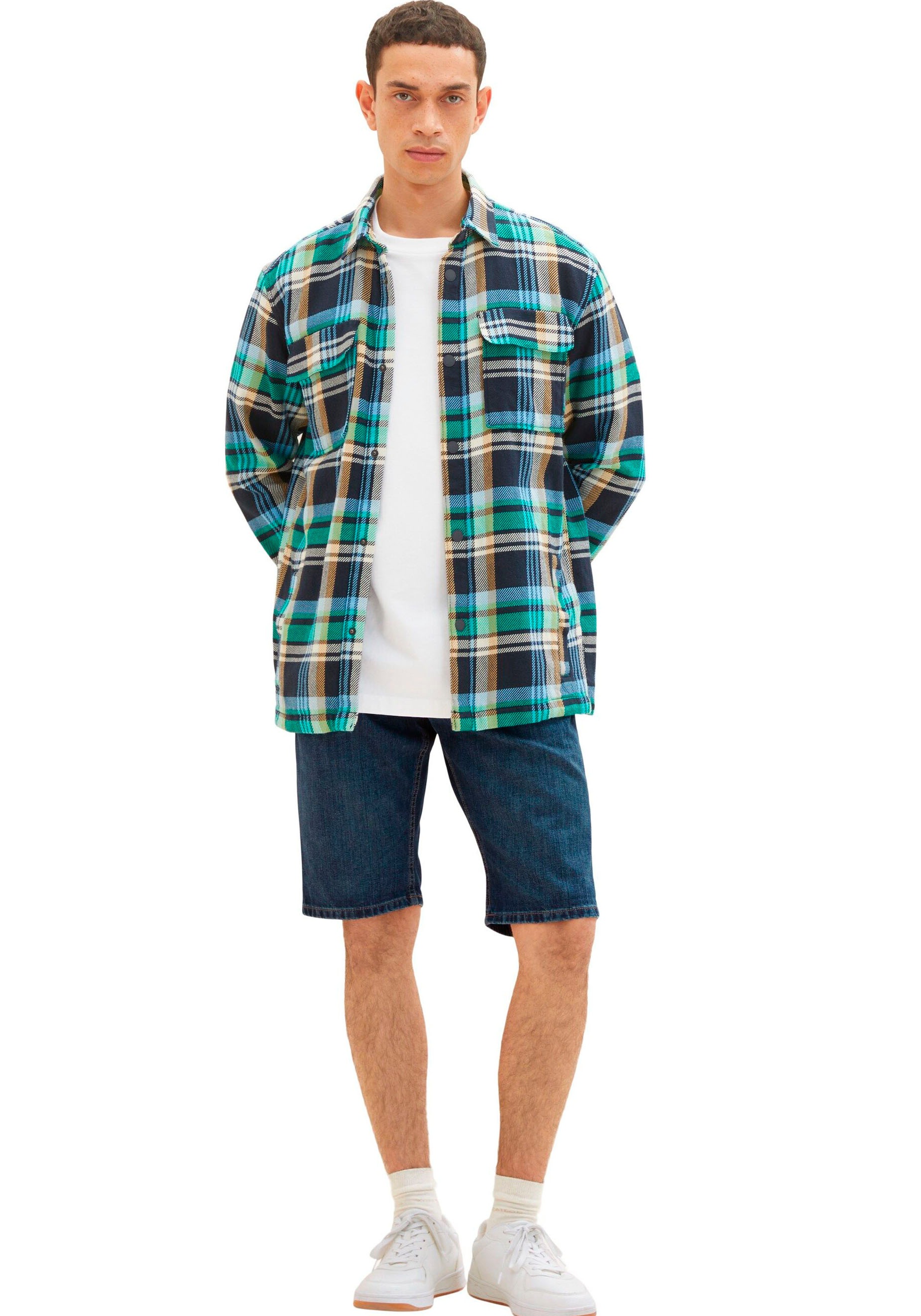 13. Bild von TOM TAILOR Jeansshorts »Josh«, in 5-Pocket Form