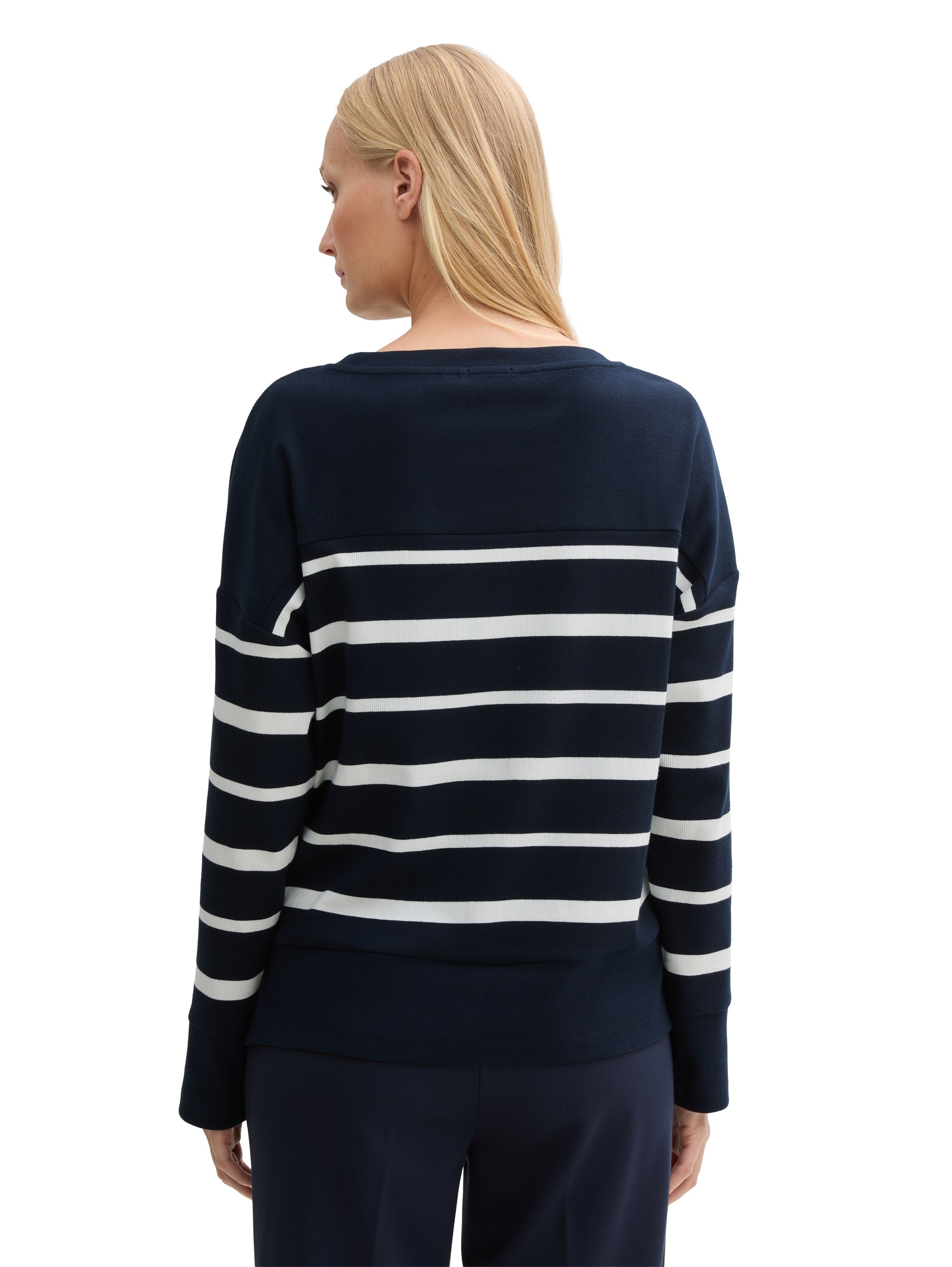 TOM TAILOR Langarmshirt, mit Streifenmuster