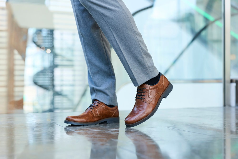 Rieker Schnürschuh  Halbschuh, Business-Schnürer, Anzugschuh mit Blockabsatz