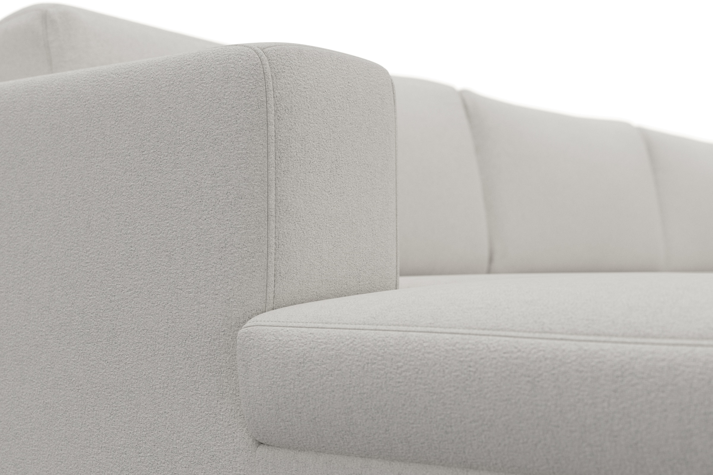 DOMO collection Wohnlandschaft »Modica U-Form«, XXL, in moderner Optik mit, 2 großzügigen Recamieren, auch in Cord