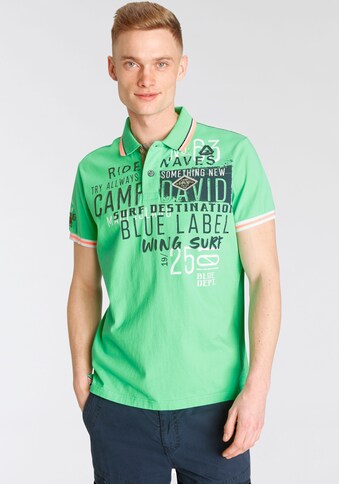 CAMP DAVID Poloshirt, mit Logoschriftzügen kaufen