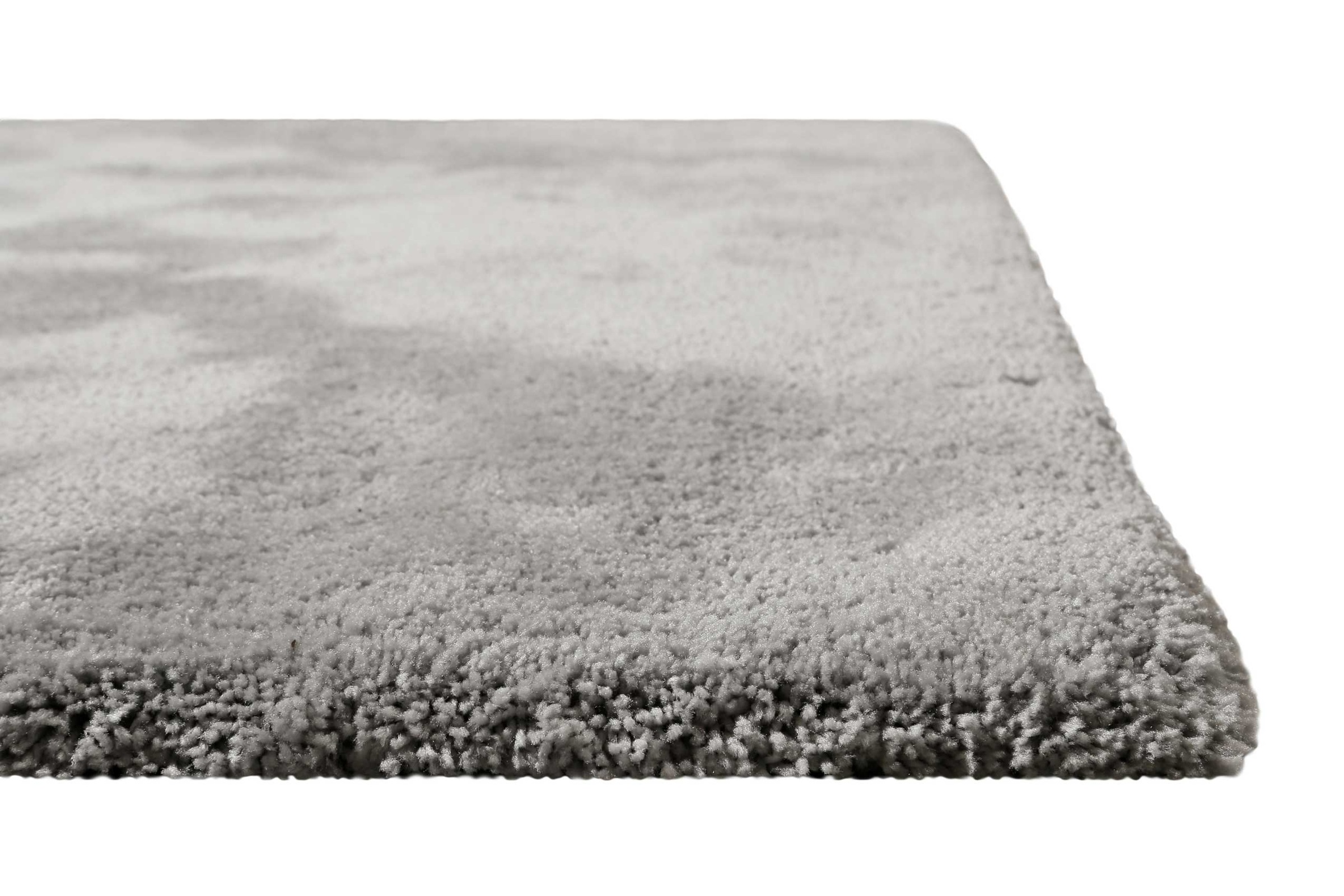 Homie Living Teppich »Pisa«, rund, 25 mm Höhe, Hochflor, Microfaser, uni, weich, Shaggy, Wohnzimmer, Schlafzimmer