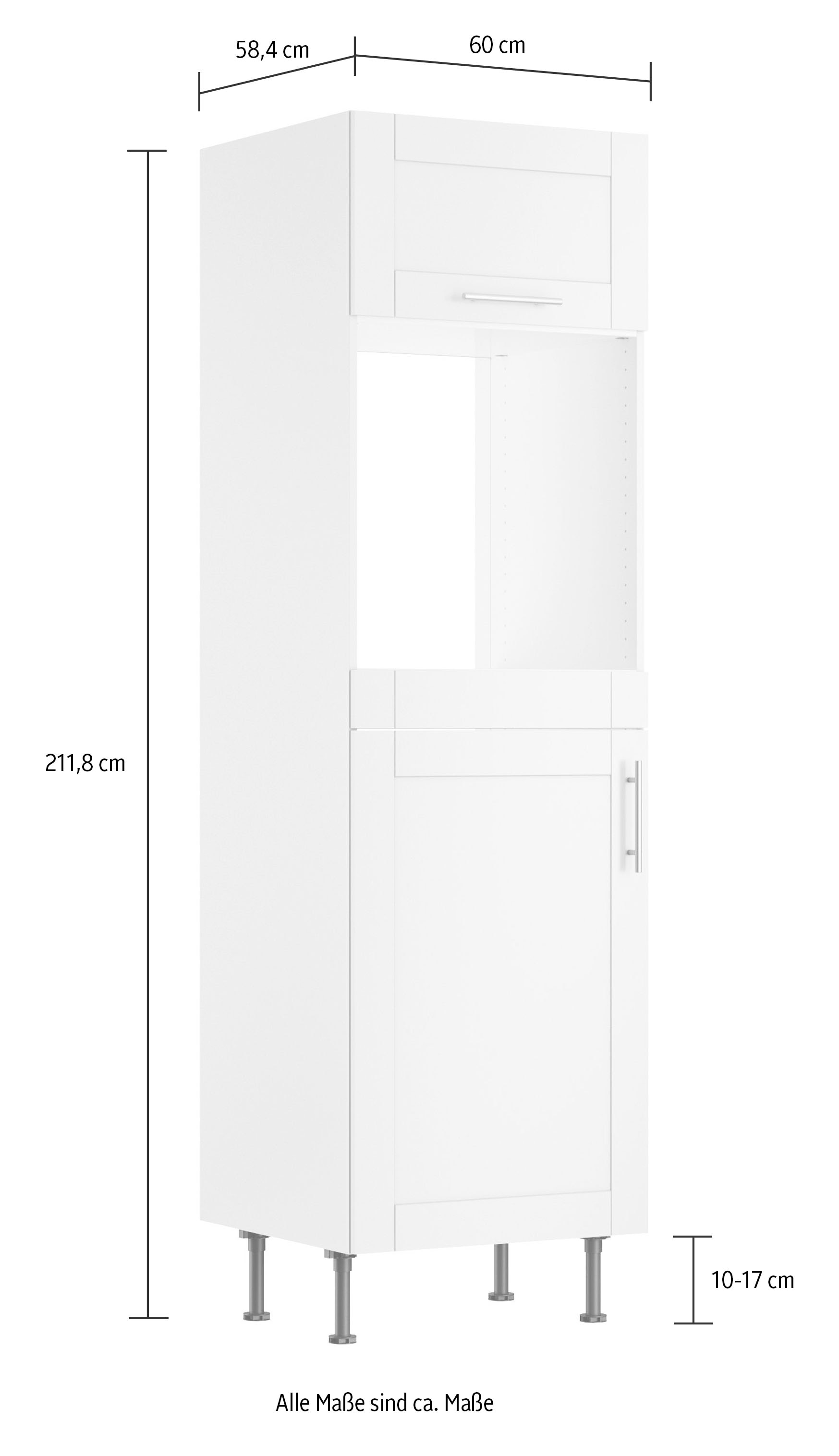 KOCHSTATION Backofen/Kühlumbauschrank »KS-Ahus« Breite 60 cm