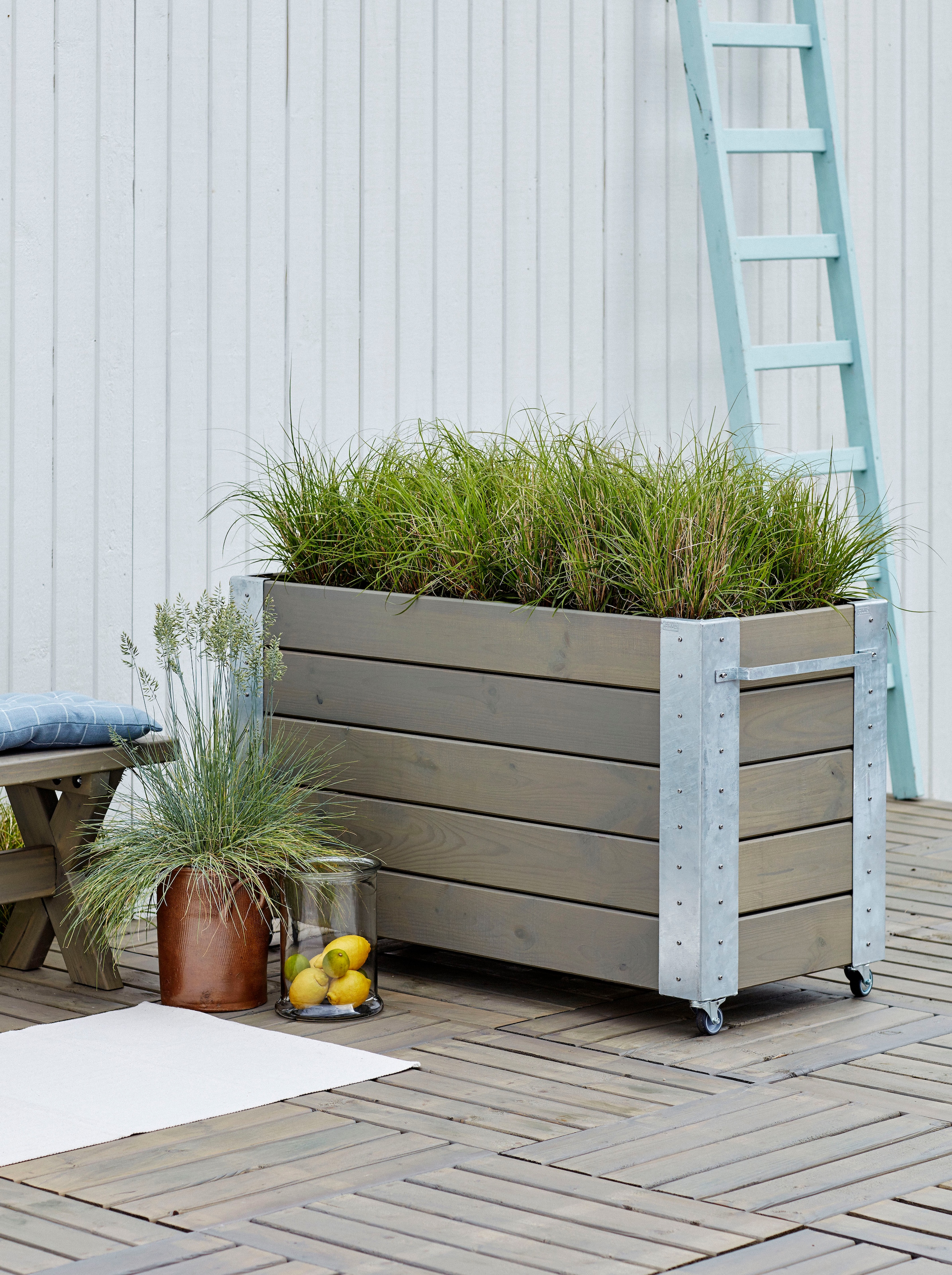 PLUS Blumenkasten »Cubic«, BxTxH: 50x120x70 cm