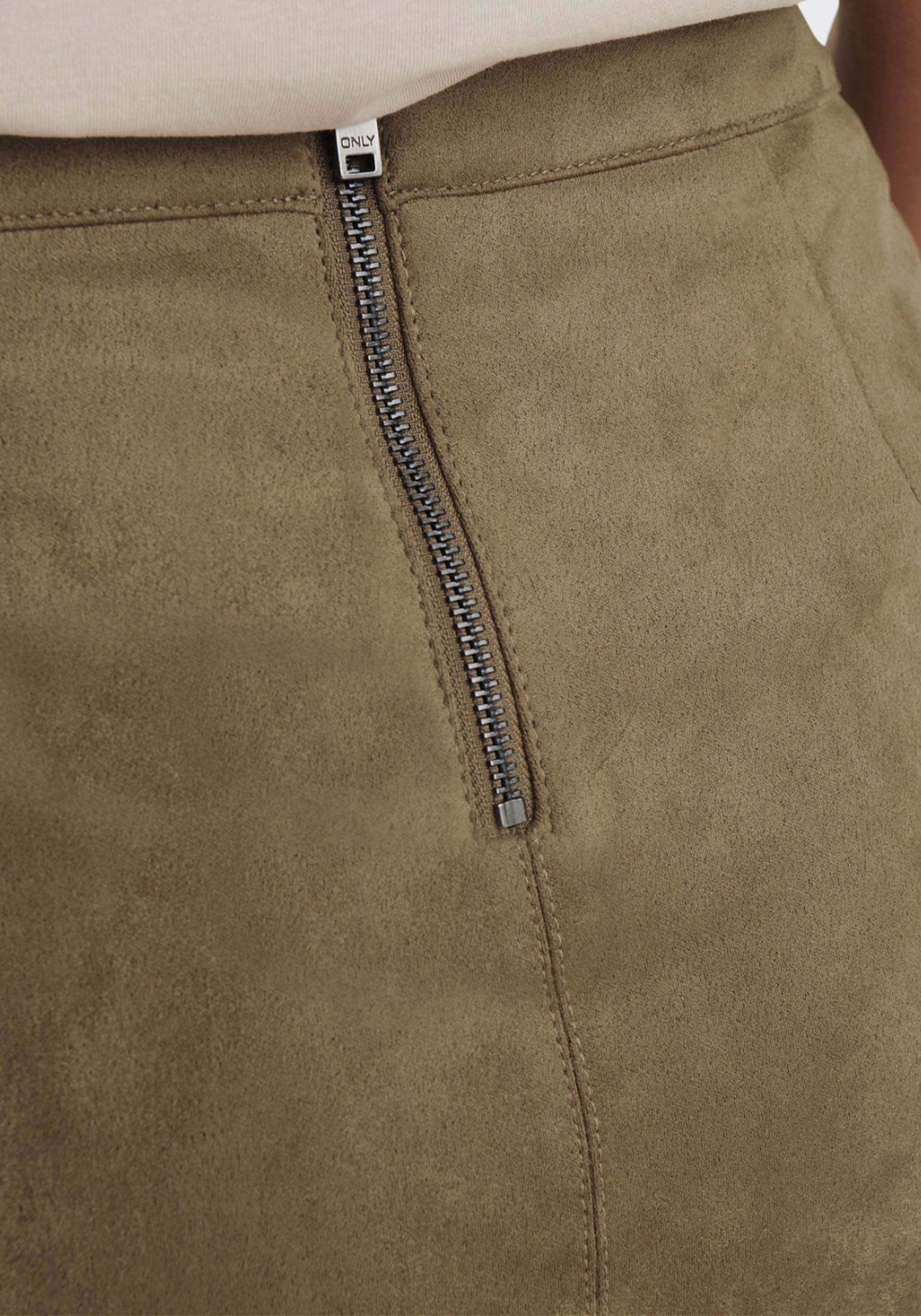 3. Bild von ONLY Lederimitatrock »ONLJULIE FAUXSUEDE SKIRT OTW NOOS«, mit Stretch
