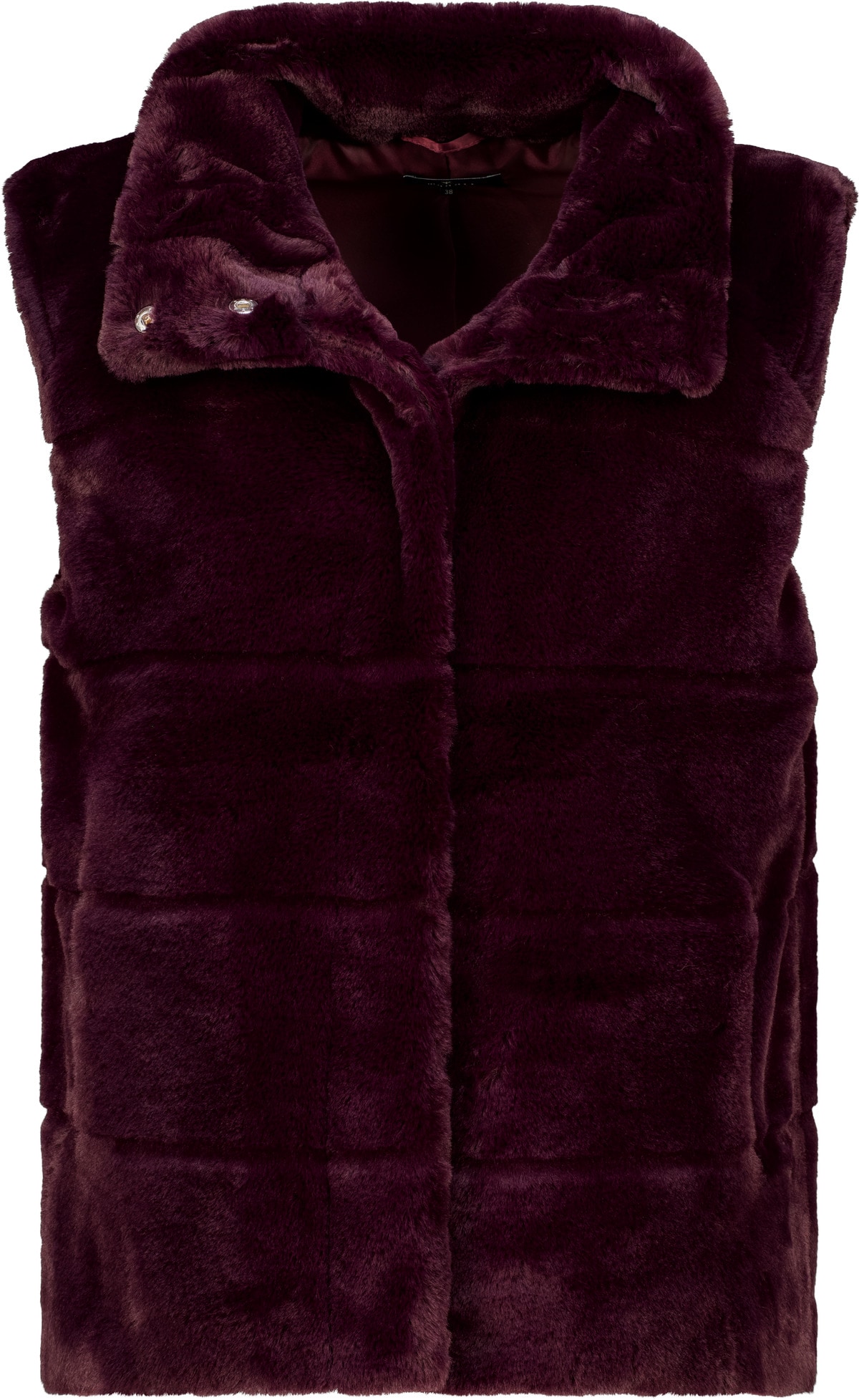 Monari Plüschweste »Weste Basic Fake Fur« Regular fit mit Stehkragen