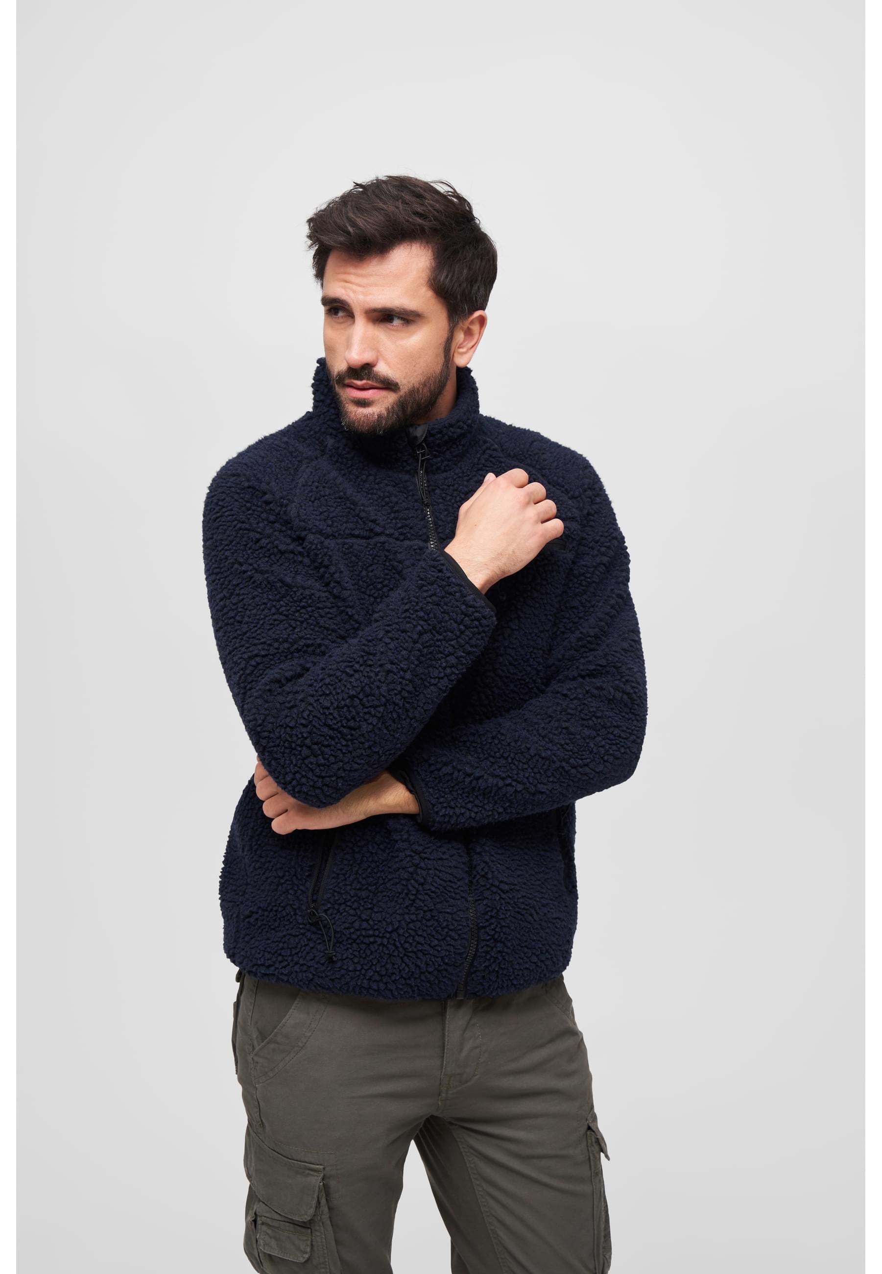 Brandit Allwetterjacke »Brandit Herren Teddyfleece Jacket« 1 Stk. tlg. ohne Kapuze