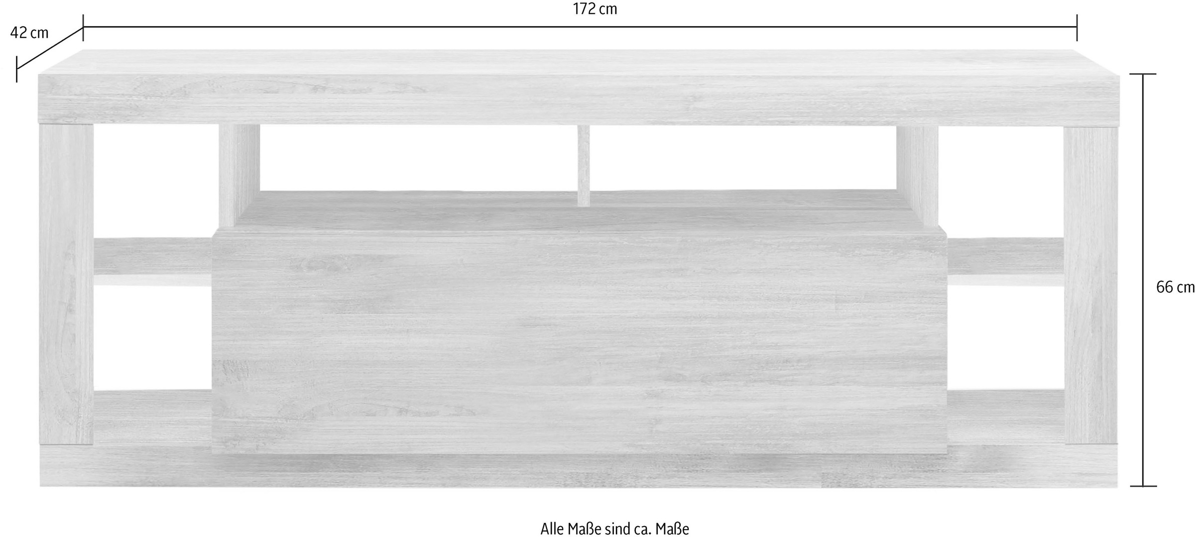 INOSIGN Lowboard »Rimini«, Breite 172 cm