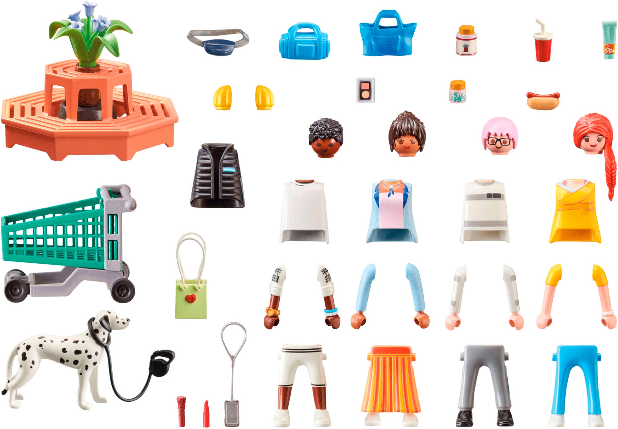 Playmobil® Konstruktions-Spielset »My Figures: Shopping (71541), My Life«, (80 St.), Made in Europe
