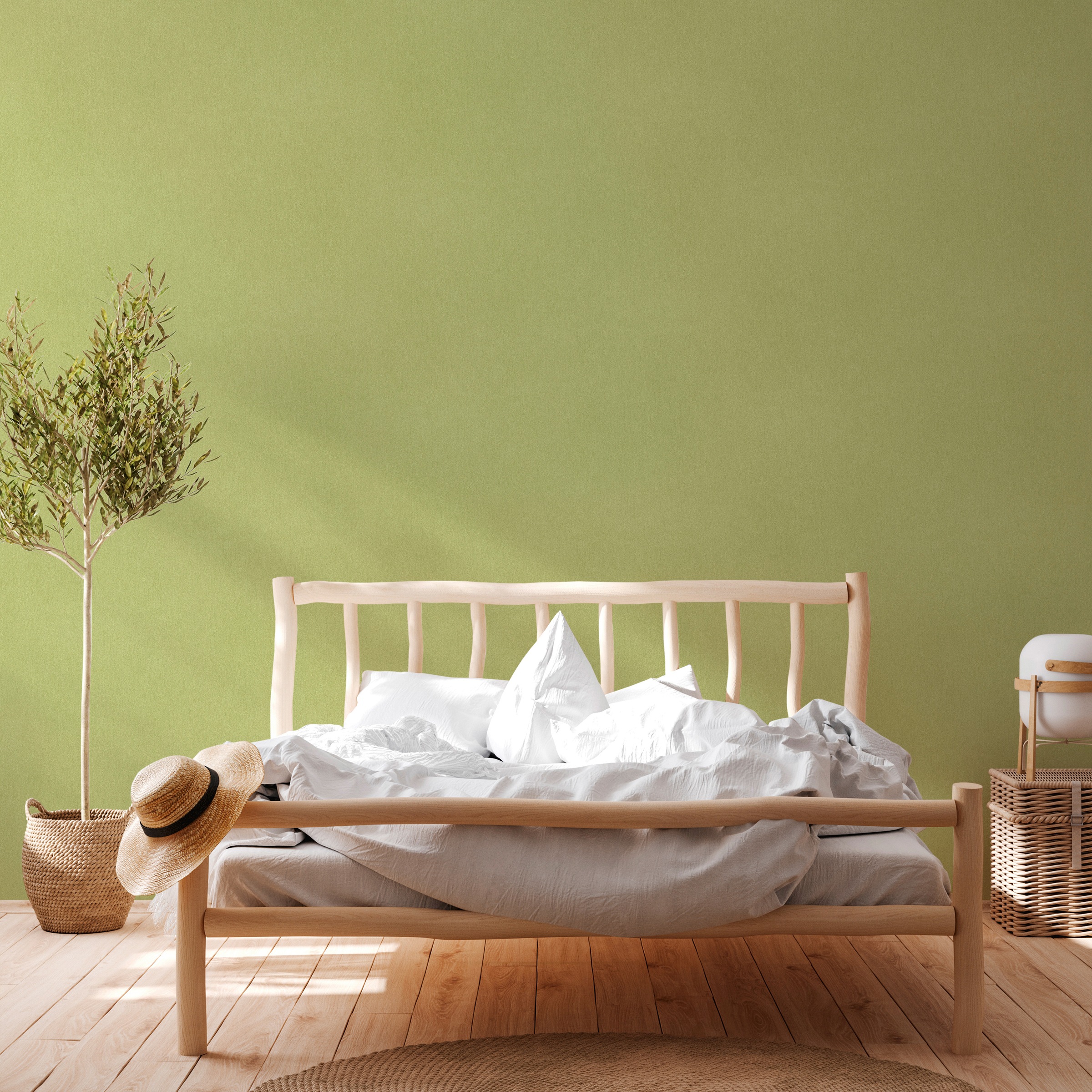 A.S. Création Vliestapete »Dream Flowery«, einfarbig-unifarben-uni, einfarbige Tapete Uni Tapeten Wohnzimmer Schlafzimmer Küche Flur Optik