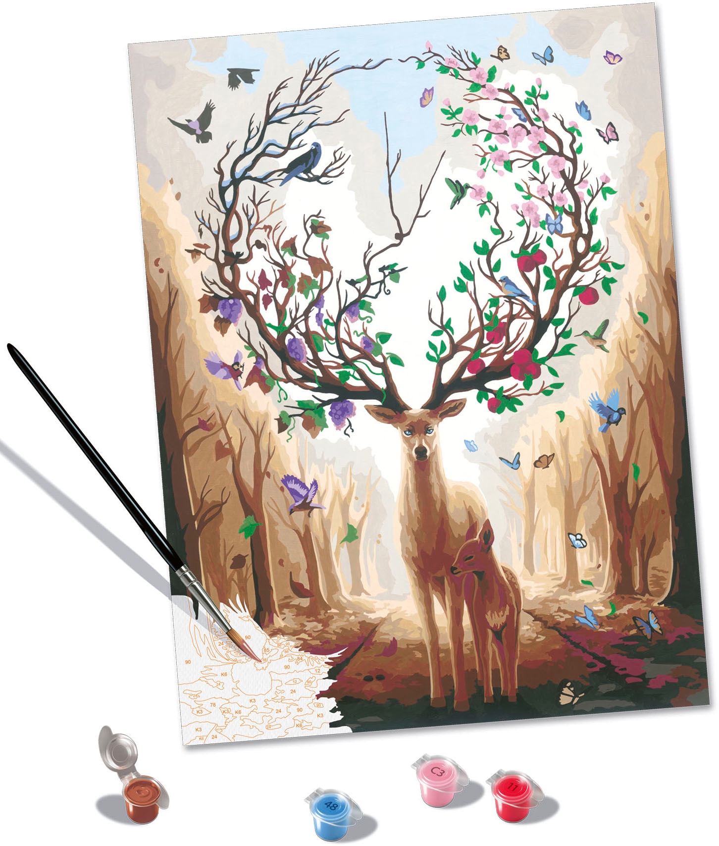 Ravensburger Malen nach Zahlen »CreArt, Magnificent Encounter« Made in Europe