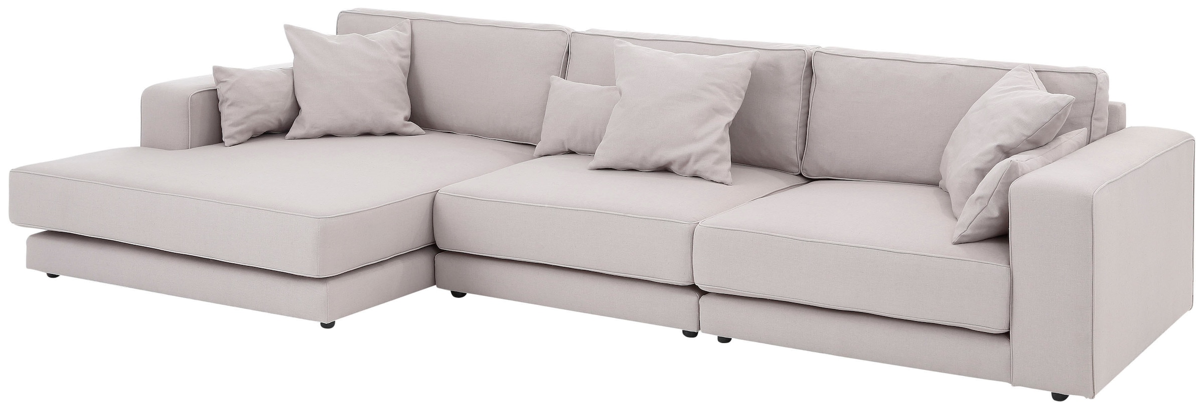 OTTO products Ecksofa "Grenette L-Form", Modulsofa, im Baumwoll-/Leinenmix günstig online kaufen