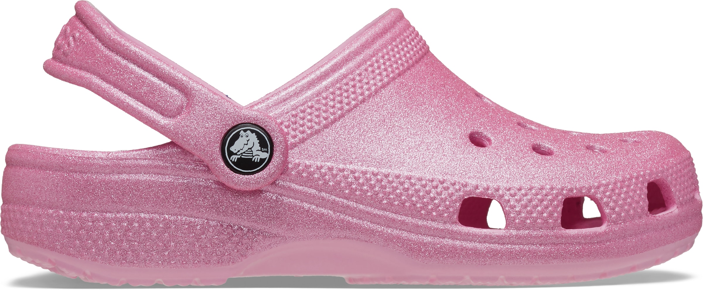 Crocs Clog »Classic Clog«  Glitzerschuh, Babyschuh, Sommerschuh mit allover Schimmer