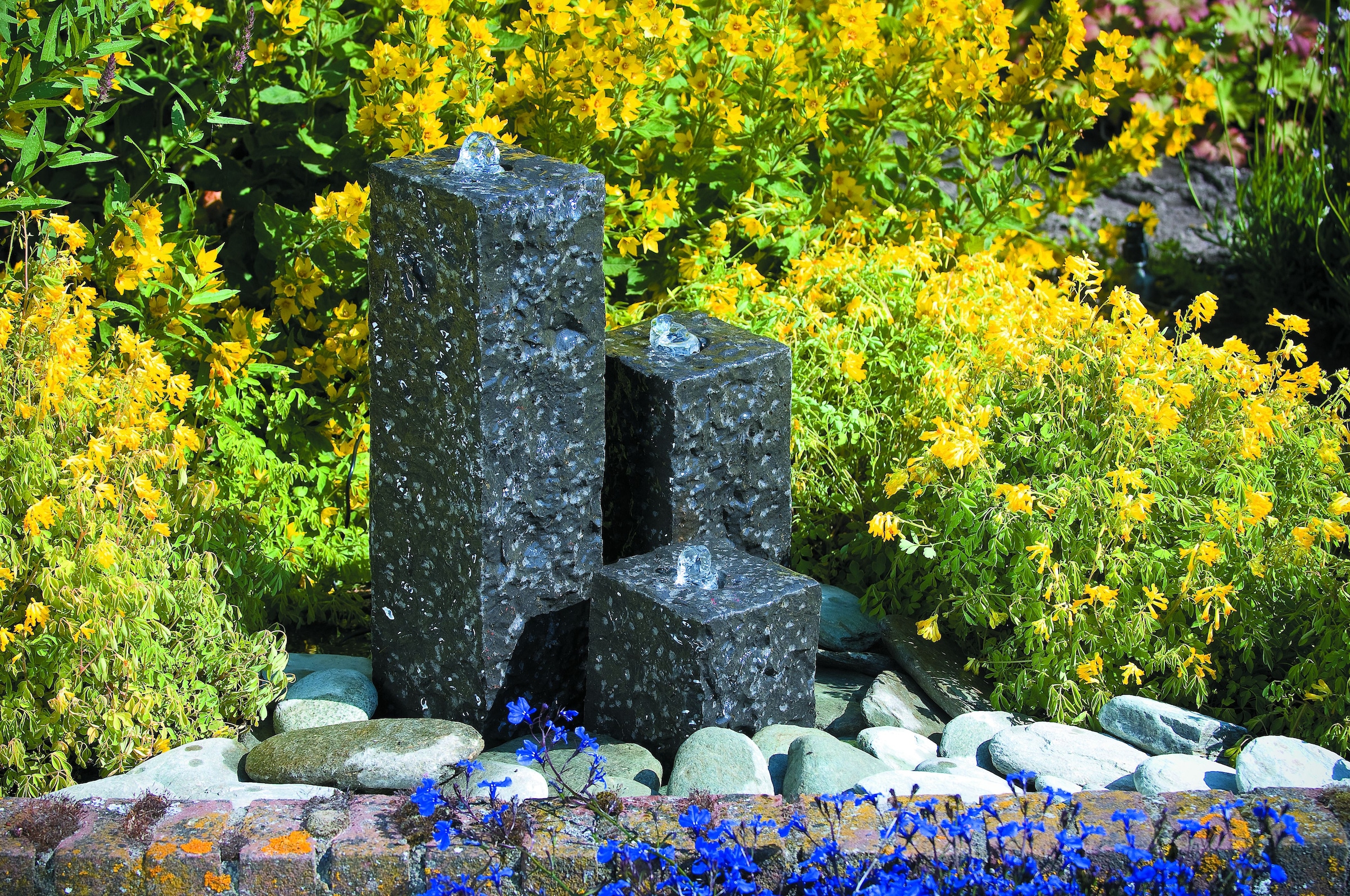 Ubbink Gartenbrunnen »Modena«, (Komplett-Set), Naturstein Granit