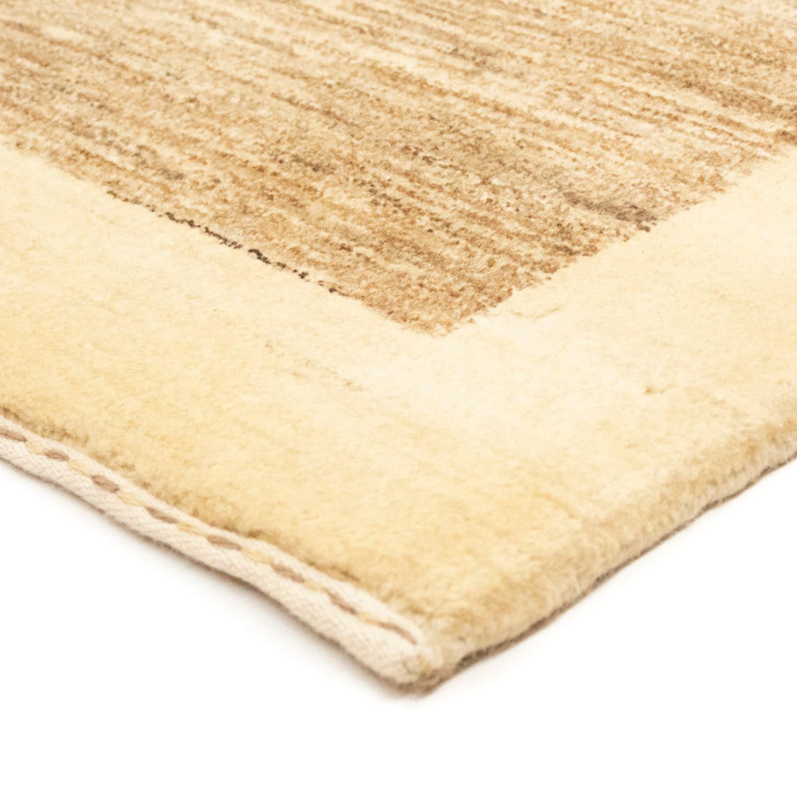 morgenland Wollteppich »Gabbeh Teppich handgeknüpft bequem schnell bestellen rechteckig, und handgeknüpft natur«