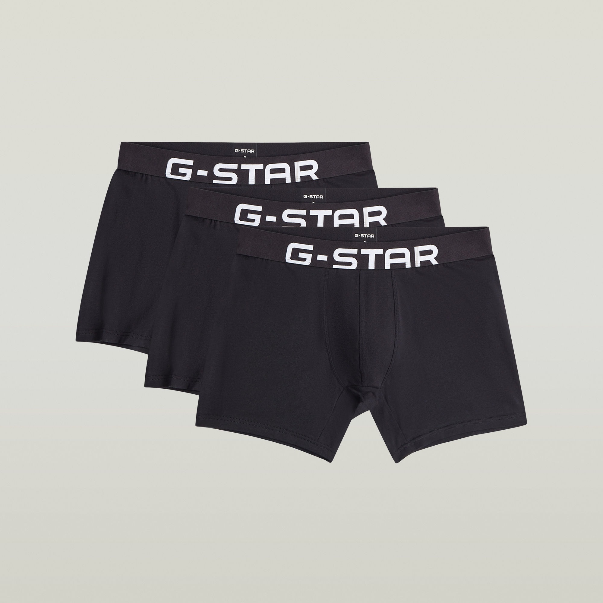 G-STAR Boxershorts »OAK, 3 PACK TRUNKS« Packung, 3 Stk. mit Logobund