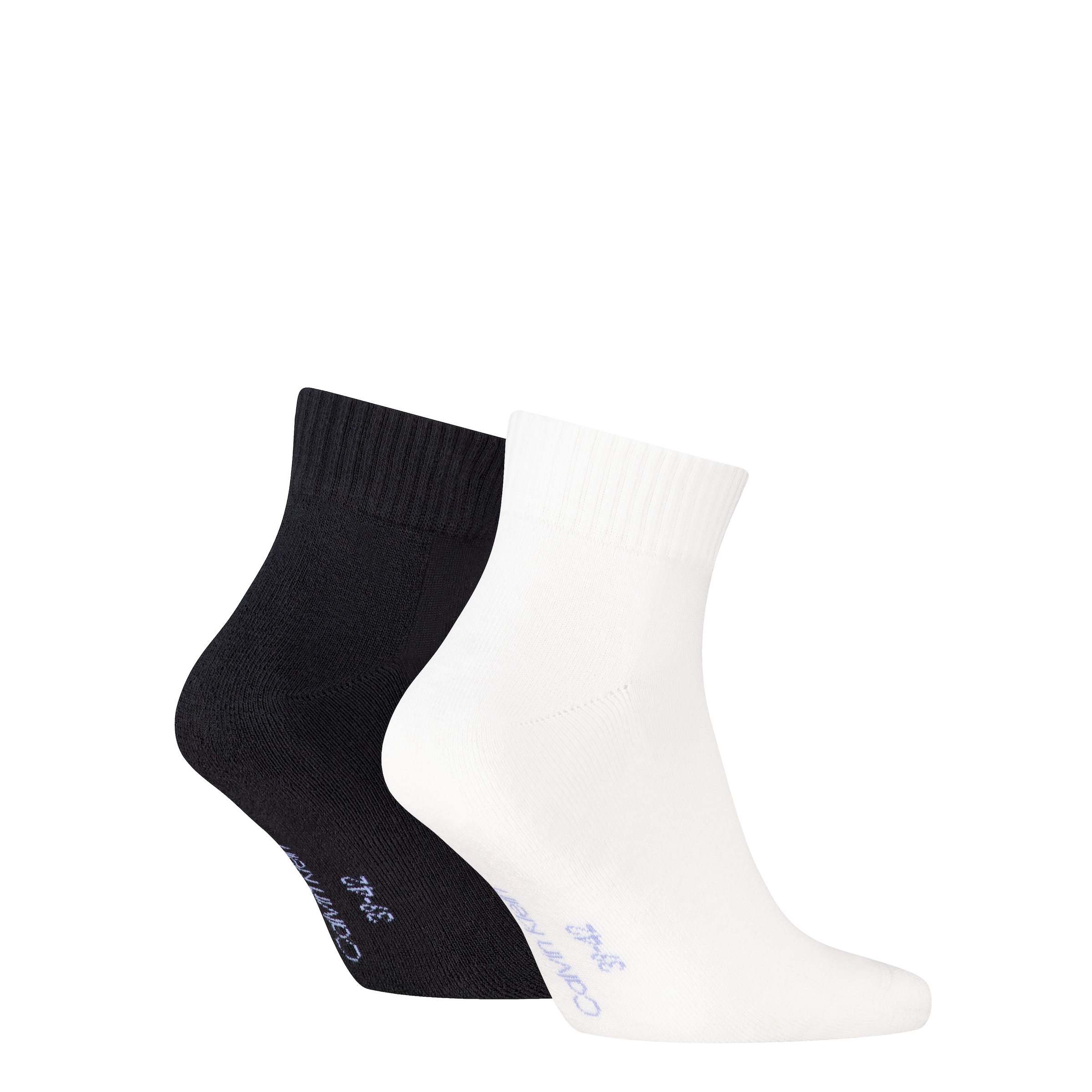 Calvin Klein Jeans Kurzsocken »CKJ MEN QUARTER 2P MONOGRAM« 2 Paar,  mit dezenter Logostickerei, komfortable Frotteesohle