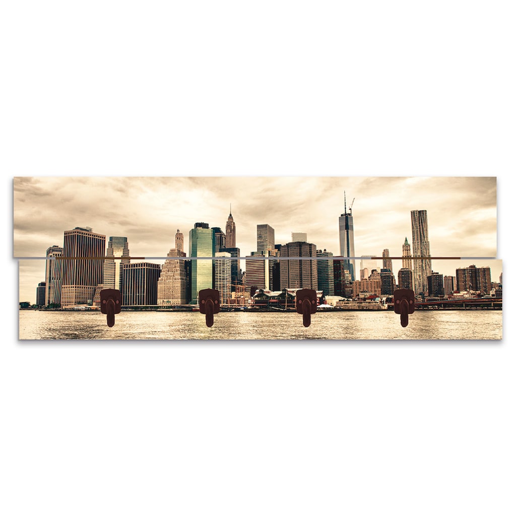 Artland Garderobenleiste »Lower Manhattan Skyline«