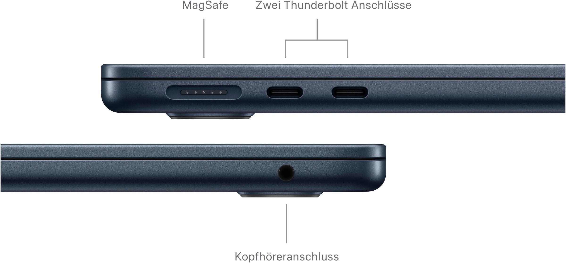 Apple Notebook »MacBook Air 13"CTO«, 34,46 cm, / 13,6 Zoll, Apple, M3, 10-Core CPU, 2000 GB SSD