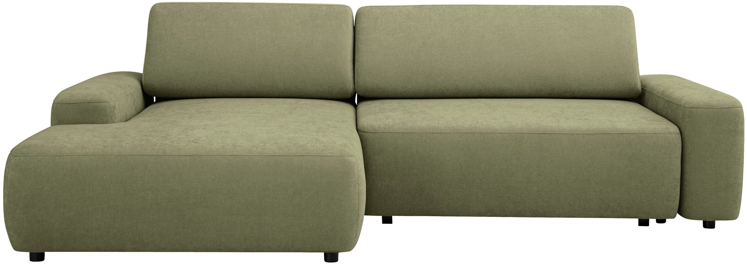 INOSIGN Ecksofa »TORGE (264cm), Schlafsofa in Cord, Samtvelours o Struktur günstig online kaufen