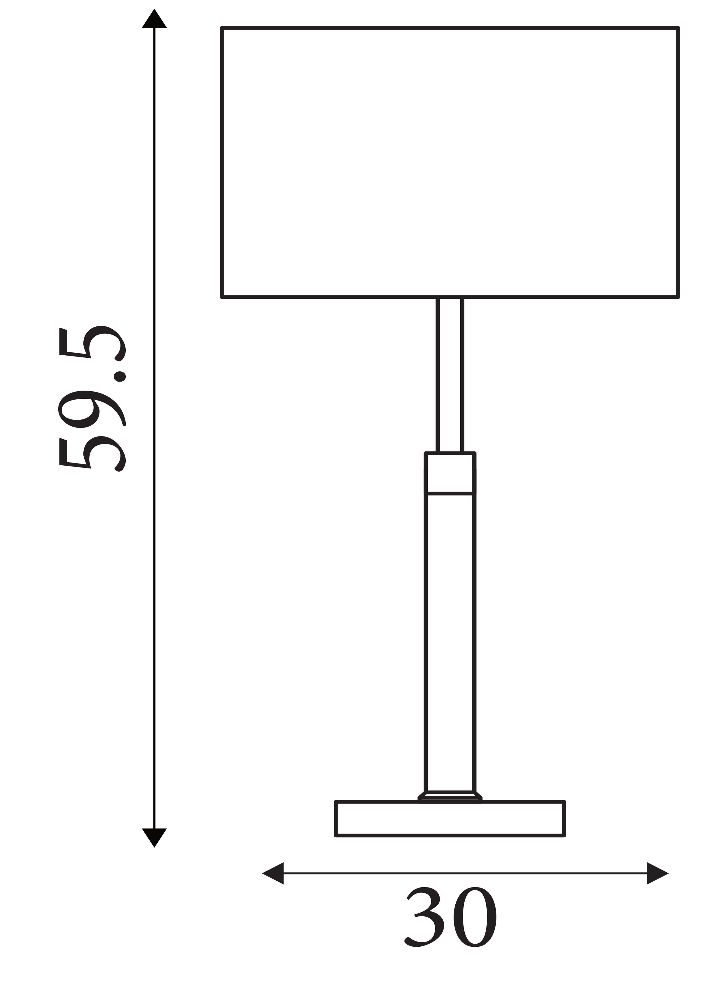 Searchlight Tischleuchte »Rachel Tischlampe - Schwarz, Satin Silber & Chrom, Schwarzer Ton« E27 1 Stk.