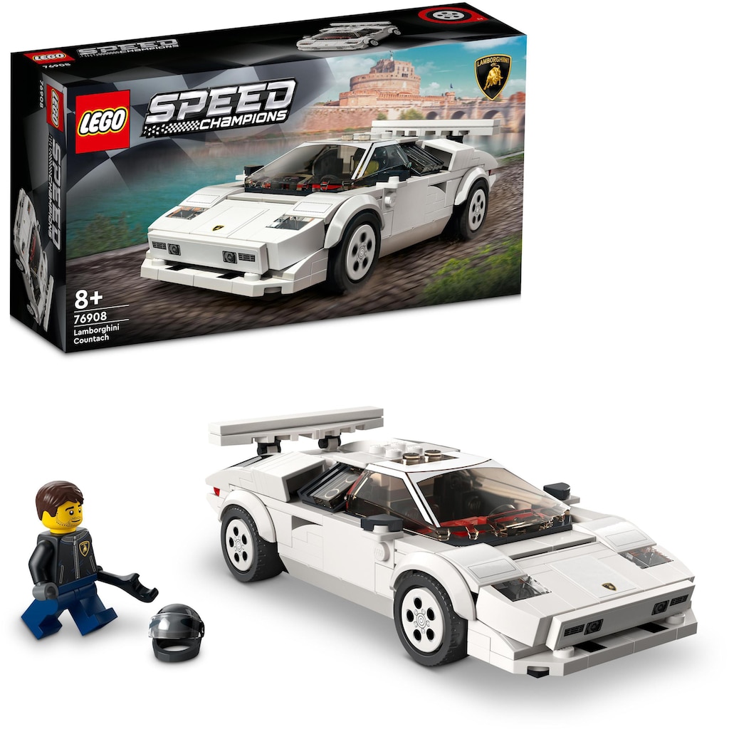 LEGO® Konstruktionsspielsteine »Lamborghini Countach (76908), LEGO® Speed Champions«, (262 St.)