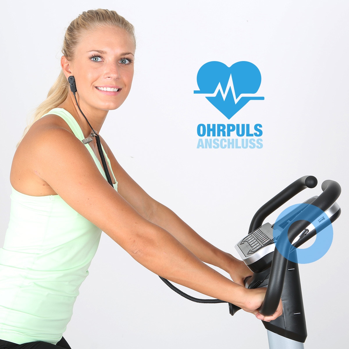 Finnlo by Hammer Ergometer »Exum XTR BT«, (mit Tablet-Halterung), Schwungmasse ca. 12 kg, 24 Widerstandsstufen