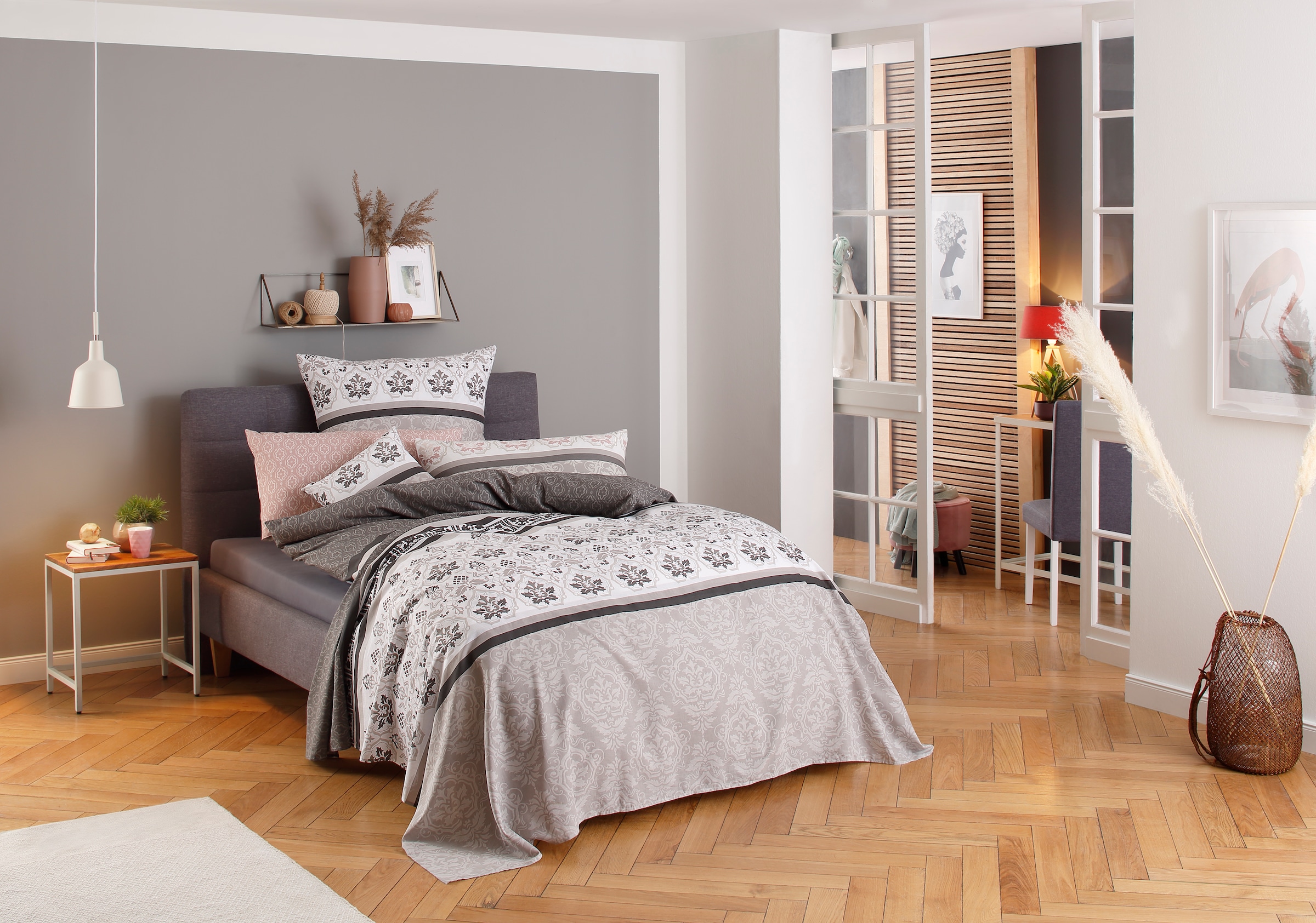 5. Bild von Home affaire Kissenbezüge »Cremona«, (2 St.), geeignet im Winter & Sommer, mit Knöpfen ausgestattet, Kissenhülle, Material: 100% reiner Baumwolle, zertifiziert nach STANDARD 100 by OEKO-TEX®