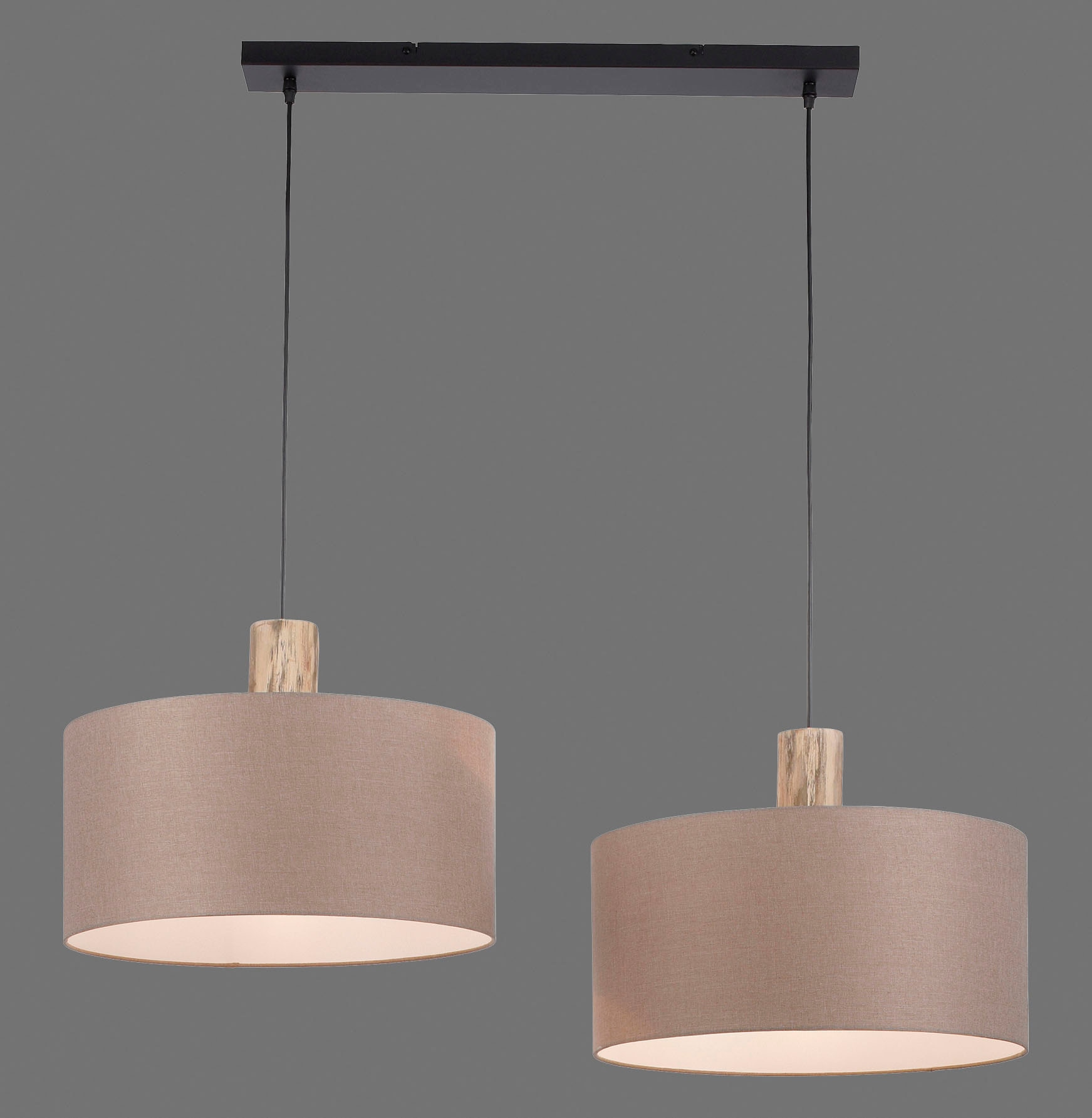 JUST LIGHT Pendelleuchte »LINEN« E27 1 Stk. ExklusiveE27