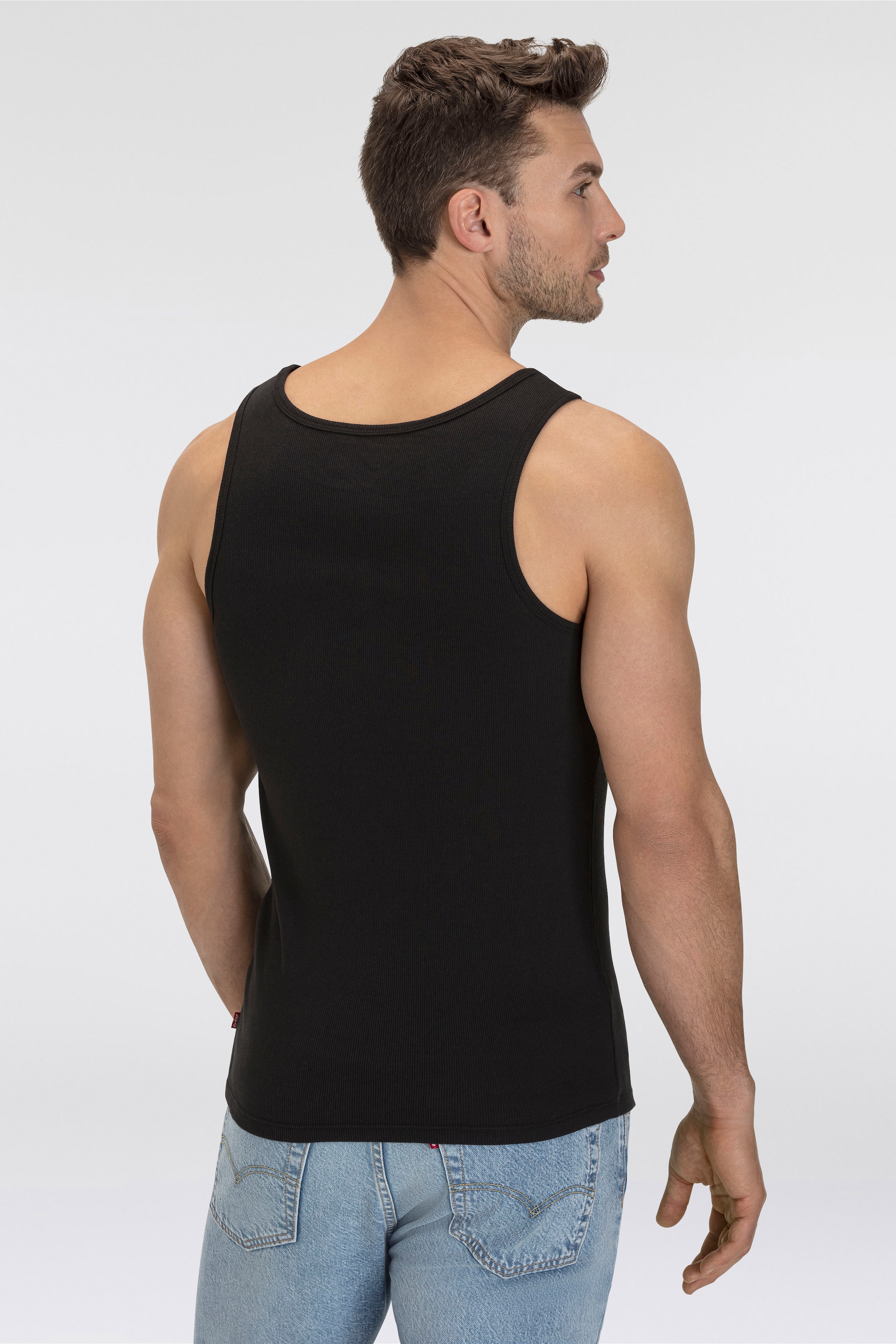 Levi's® Ripptanktop »Pride Rib Tank - 2 Pack«, (Packung, 2 tlg., 2er), in Schwarz und Weiß