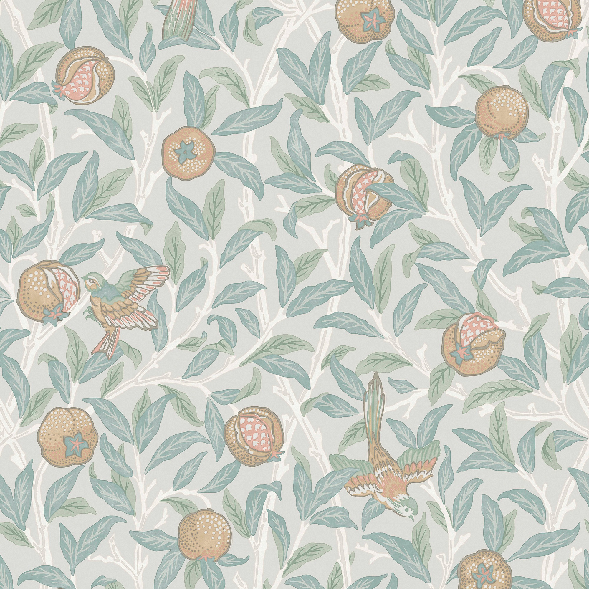 WILLIAM MORRIS AT HOME Vliestapete »Bird & Pomegranate« Retro texturiert Design Tapeten