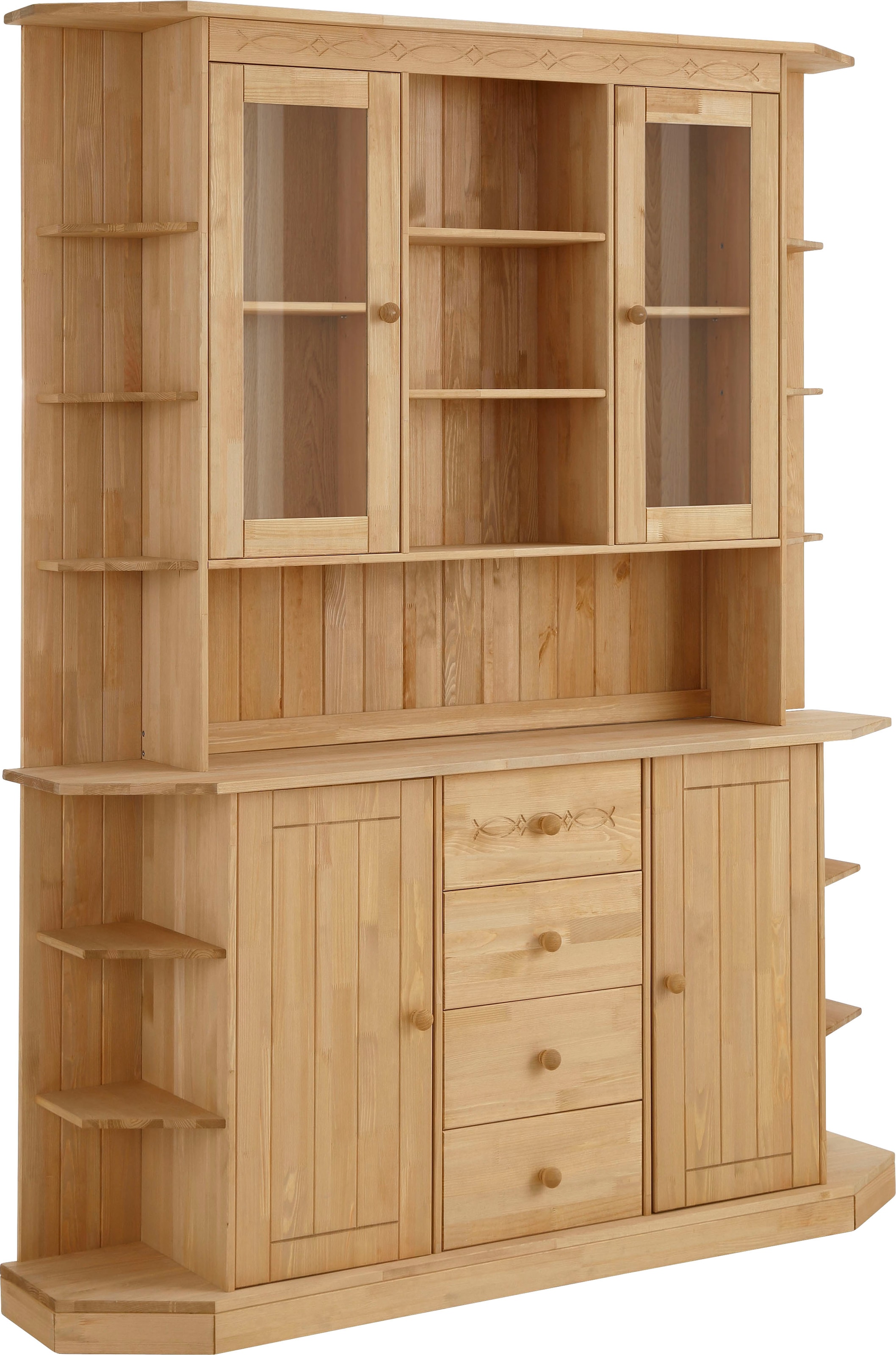 Home affaire Kommode »Indra Sideboard mit Regalelementen«, Breite 162 cm