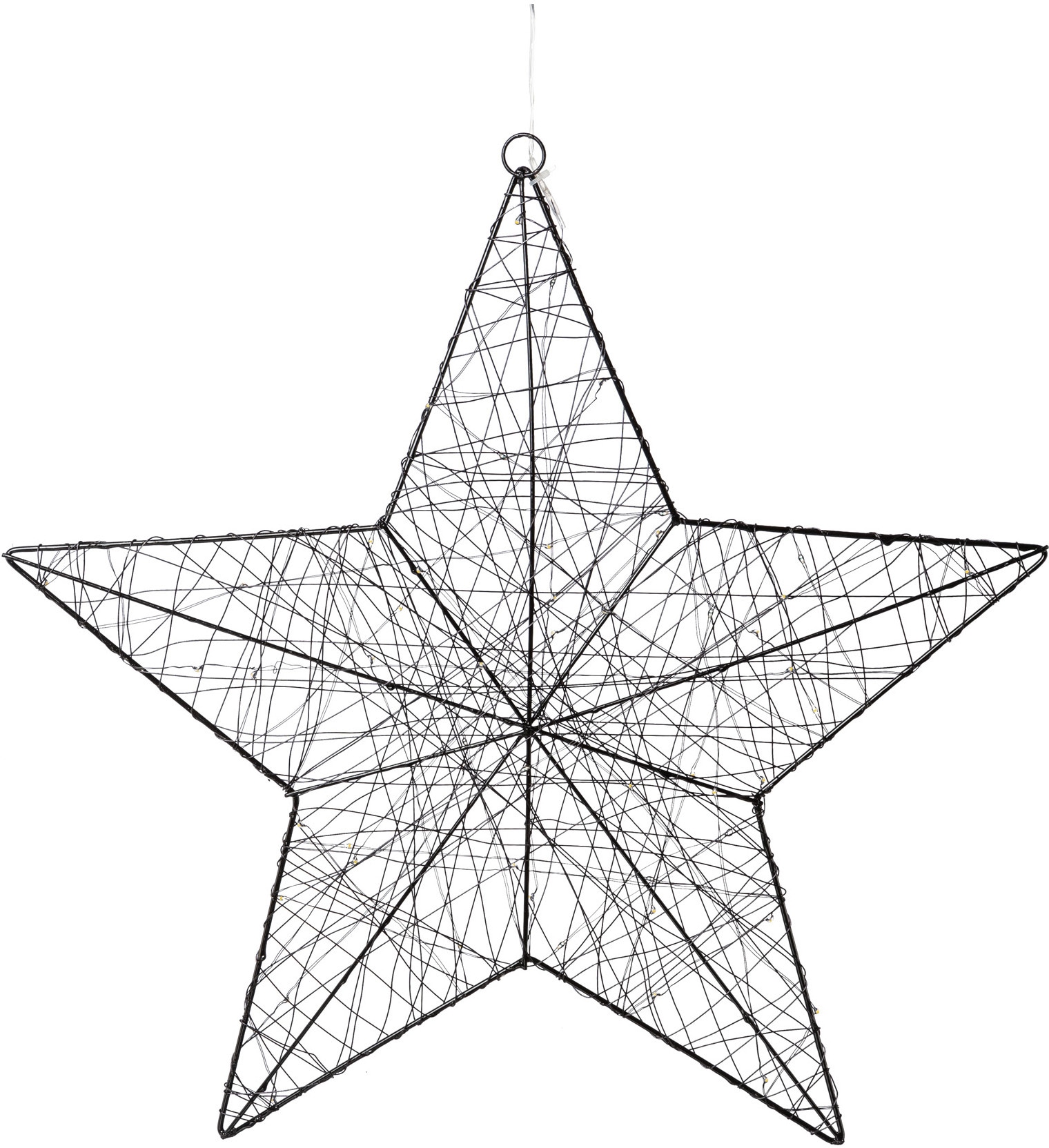 Creativ light Dekostern »Weihnachtsstern, Weihnachtsdeko«, mit 50 LEDs