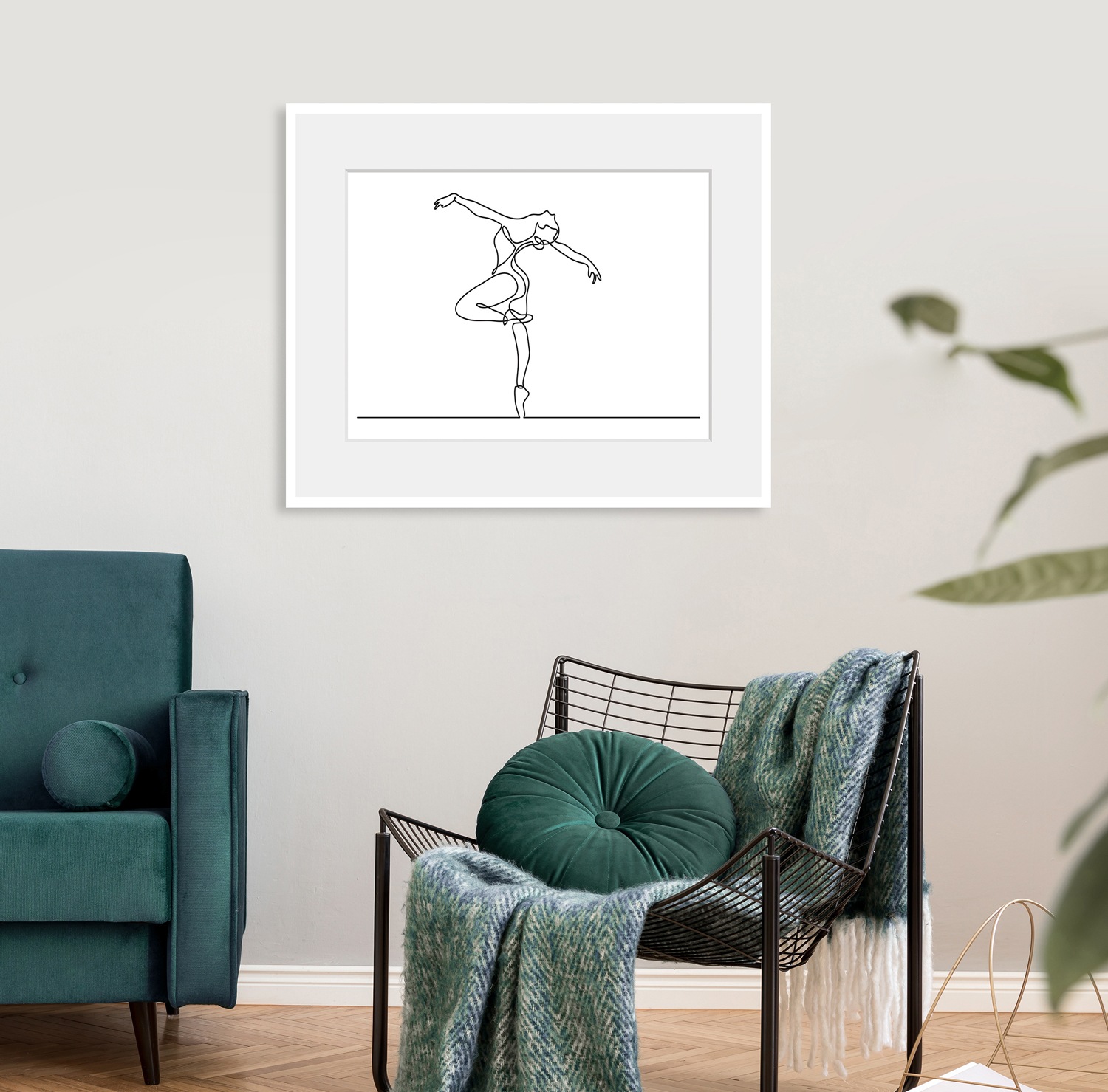 queence Bild »Polina«, Frau, gerahmt, Ballerina, Ballett günstig online kaufen