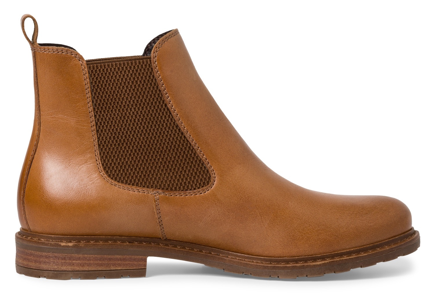 Tamaris Chelseaboots,Blockabsatz,Businessschuh,Bequemschuh, klassischer Look, schmale Form