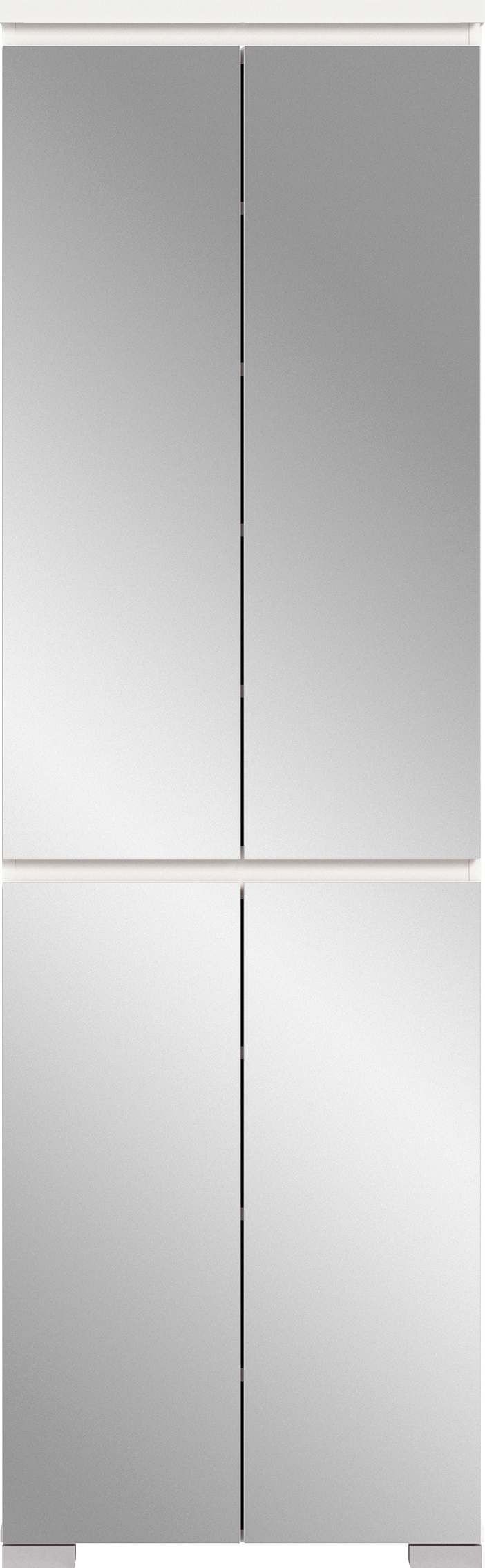 INOSIGN Schuhschrank »Skoskap, Tiefe 40 cm, 4 Türen, 9 Fächer, 7 verstellbare Einlegeböden«, Platz für ca. 27 Schuhpaare, Hochschrank, Spiegelschrank,Dielenschrank